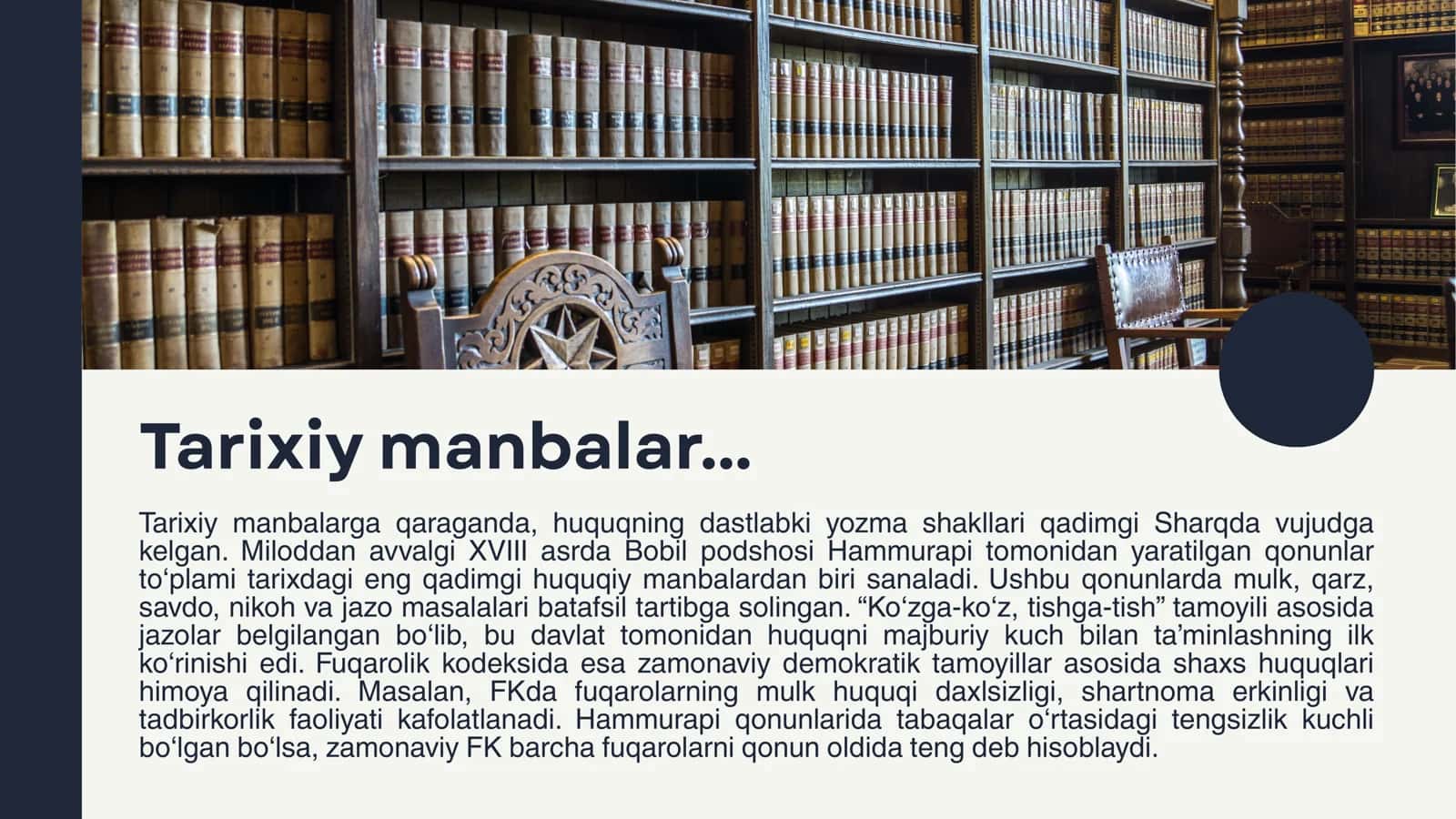 Huquqning vujudga kelish asoslari 3