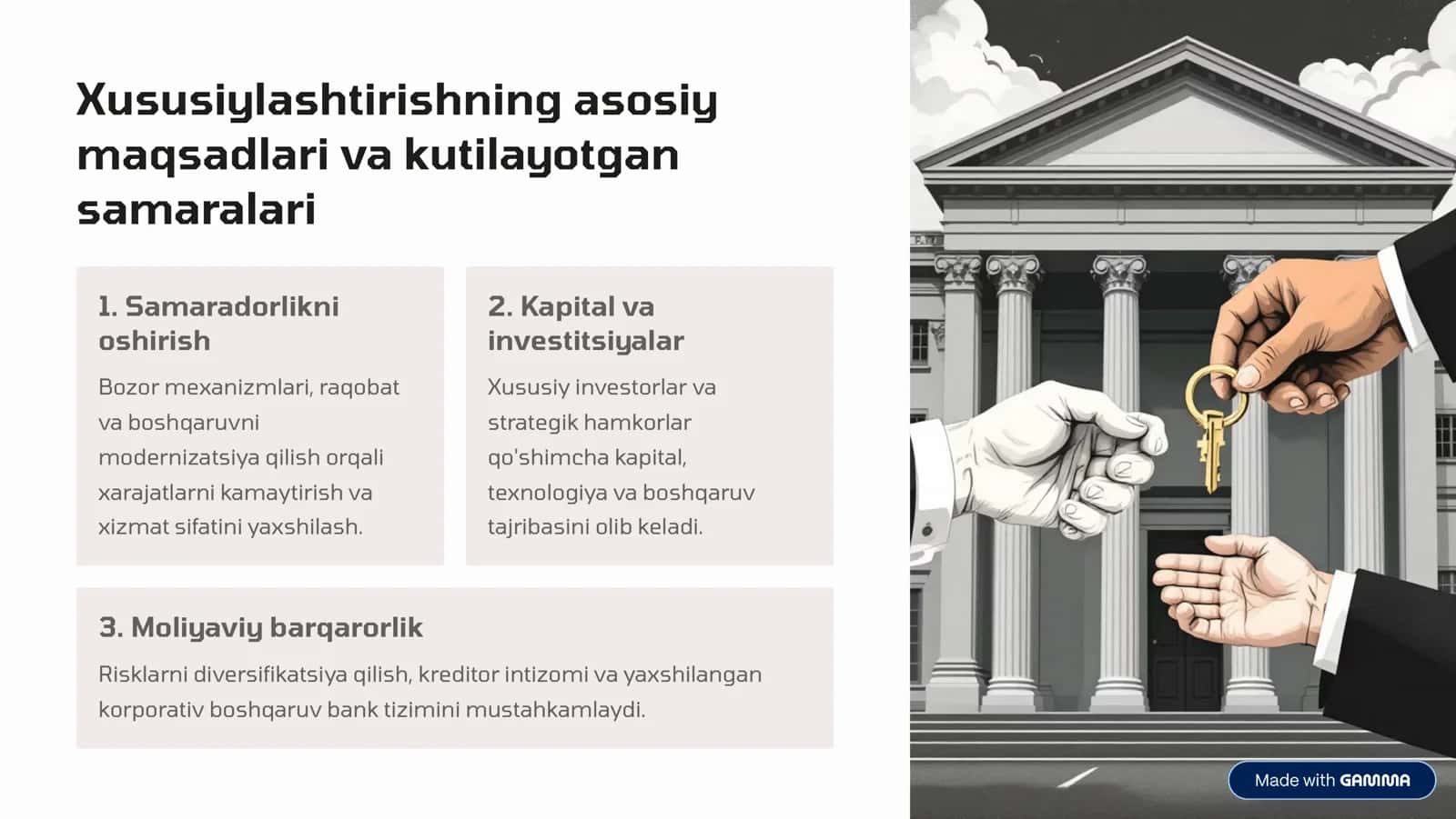 O'zbekiston bank tizimini rivojlantirish: Xususiylashtirish va aksiyalashtirish istiqbollari 3