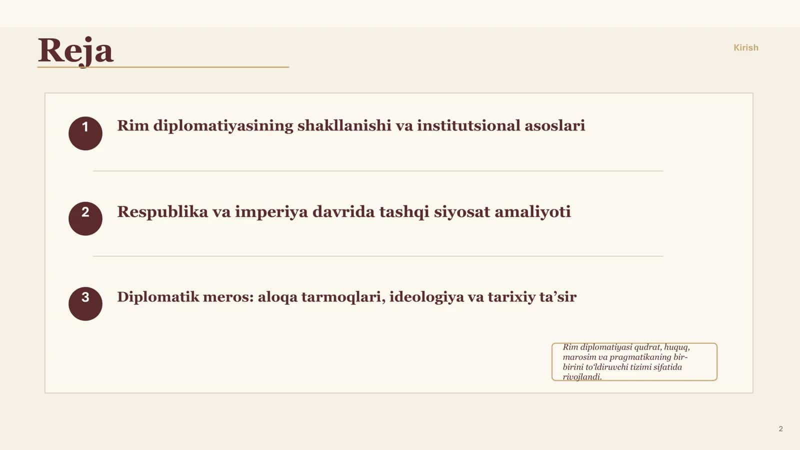 Qadimgi Rimda xalqaro munosabatlar va diplomatiya 3