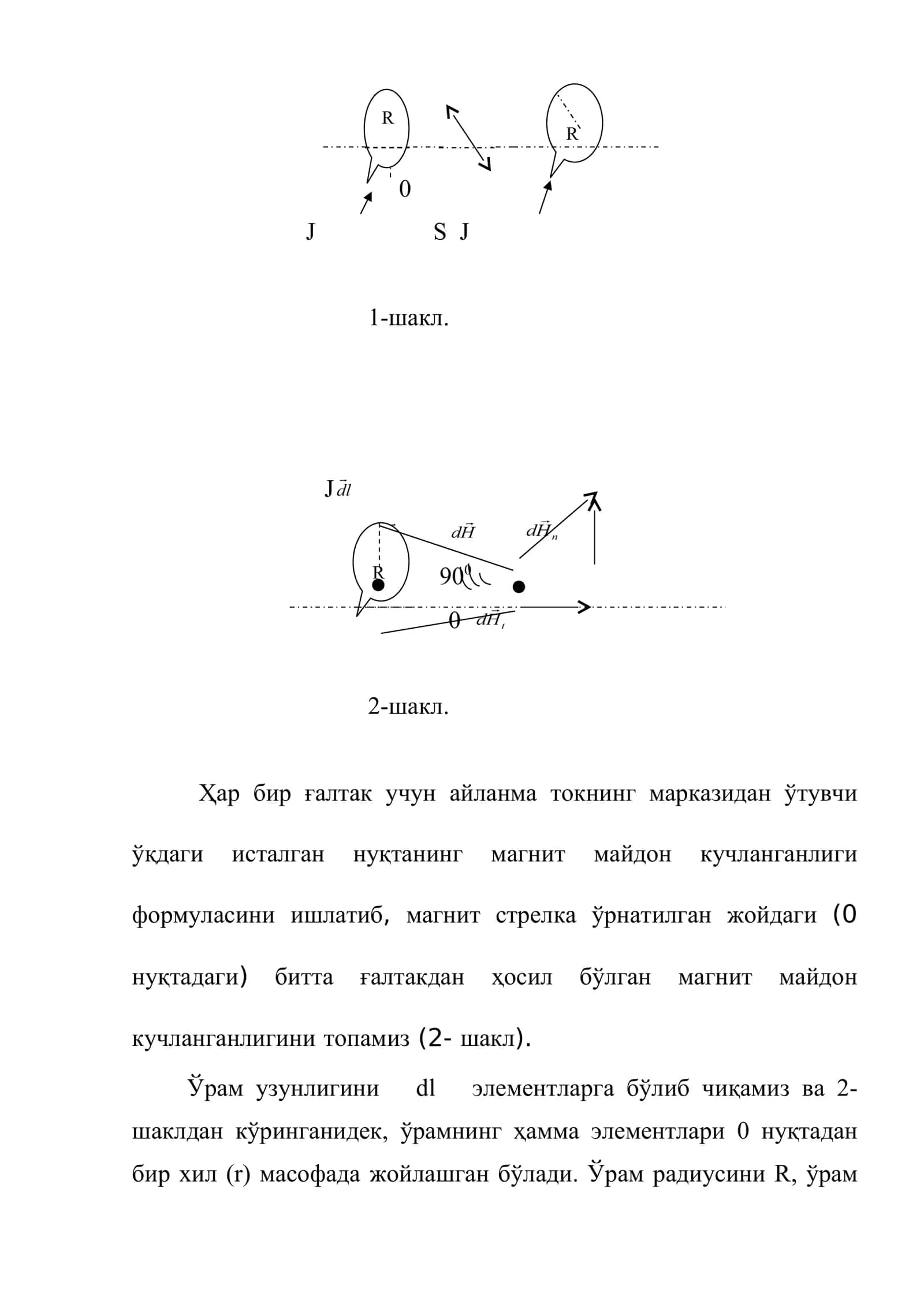 Токларнинг магнит майдони 3