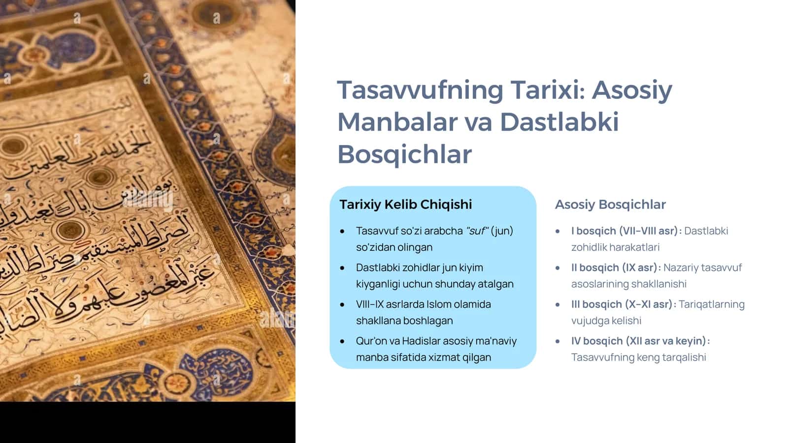 Tasavvufning Paydo Bo'lishi va Ilk Sufiylar 3