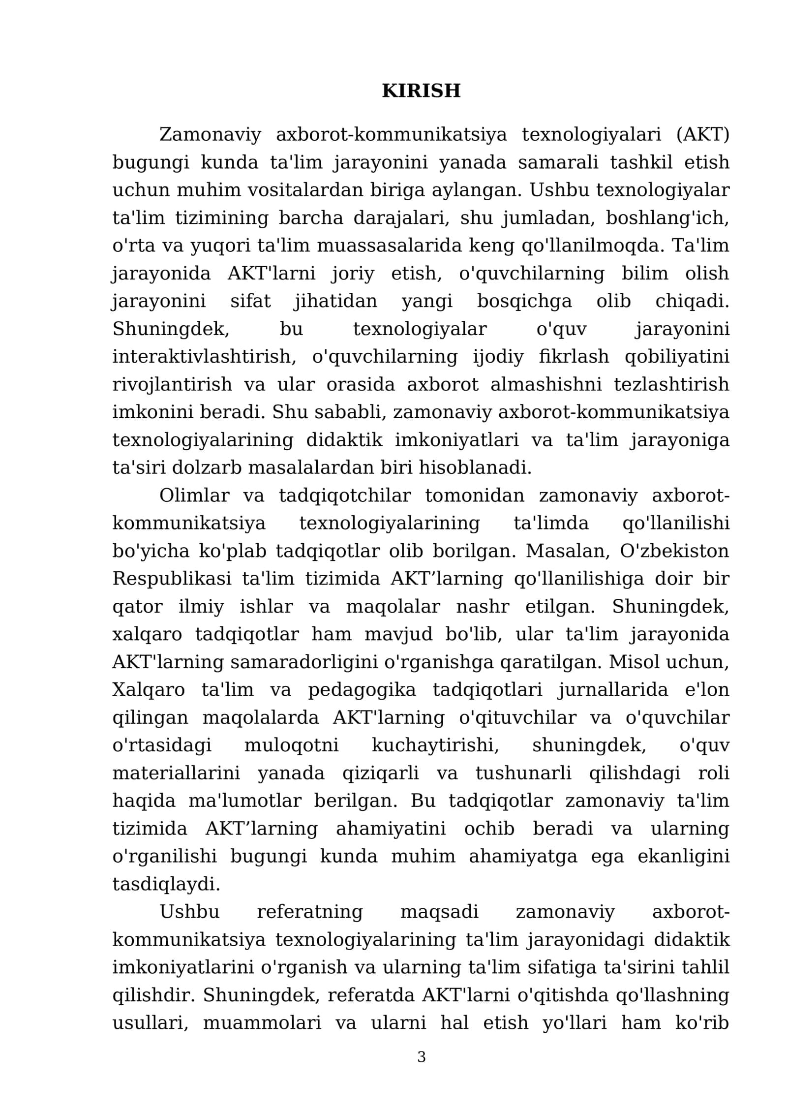 Zamonaviy axborot-kommunikatsiya texnologiyalari va ularning didaktik imkoniyatlari 3