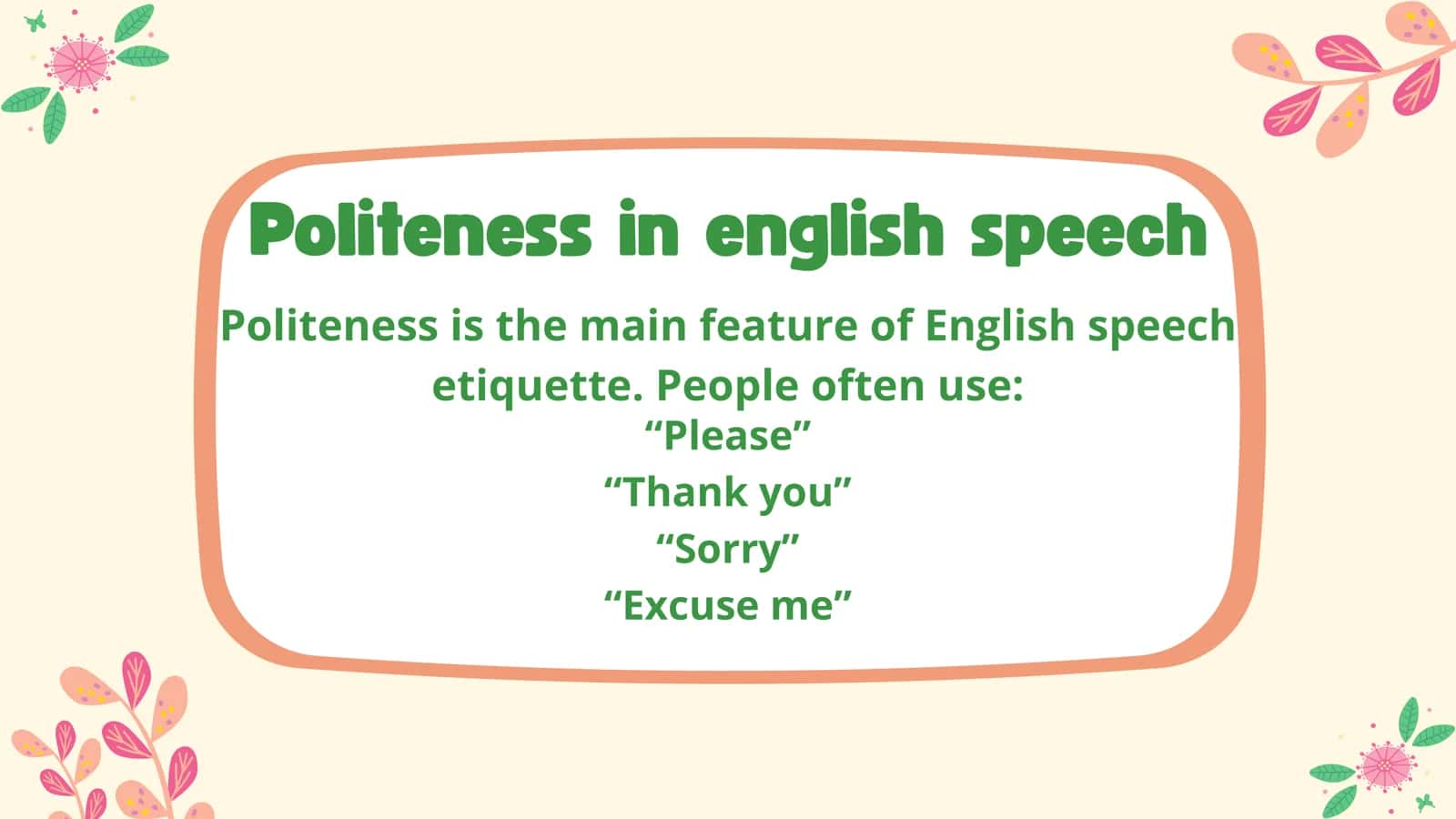 Peculiarities of English Speech Etiquette 3