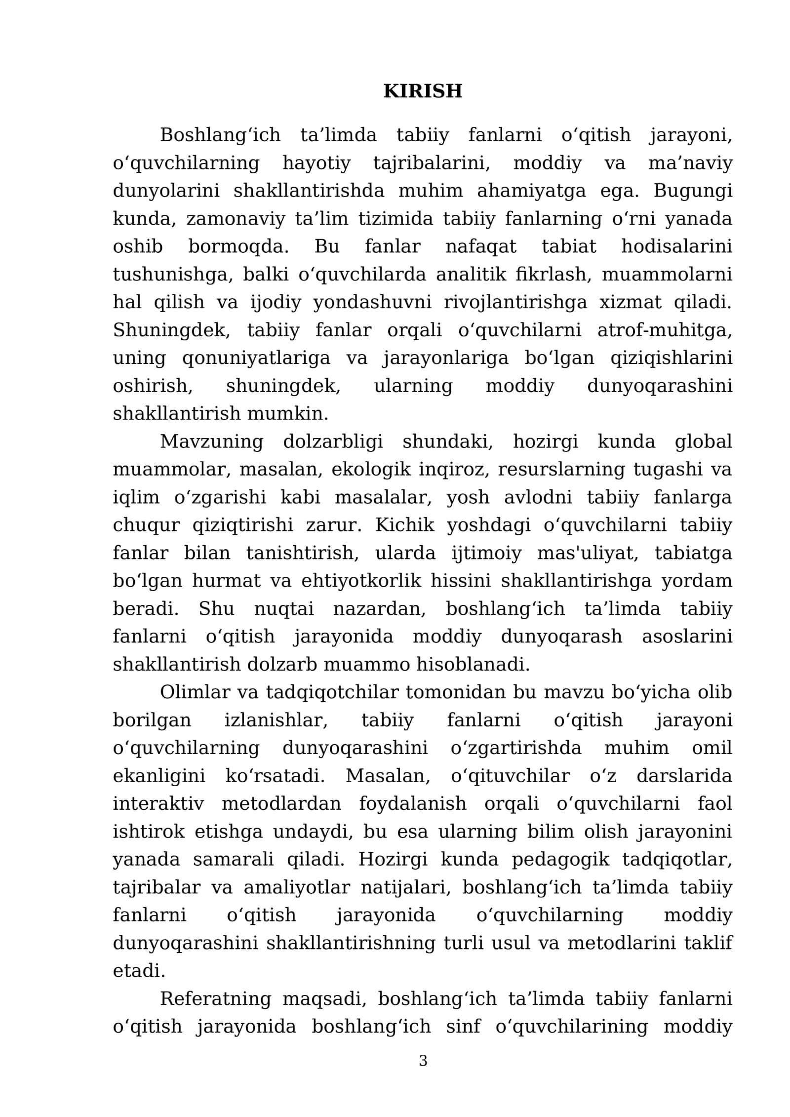 Boshlang‘ich ta’lim tabiiy fanlarni o‘qitish 3