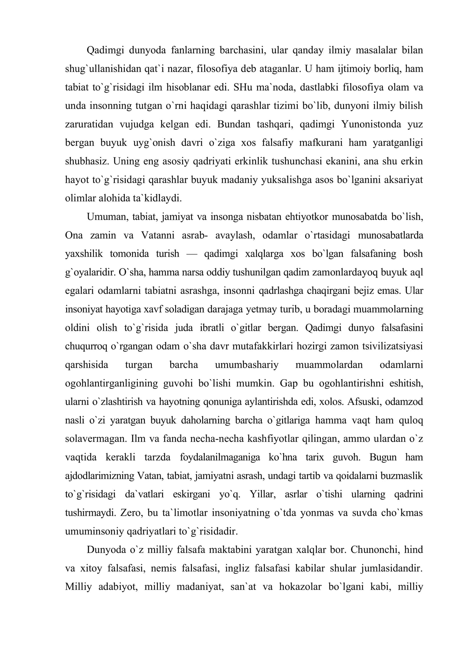 Tabiat estetikasi 3