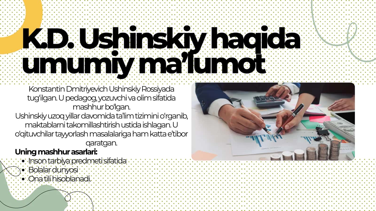 K.D.Ushinskiyning pedagogik g‘oyalari 3