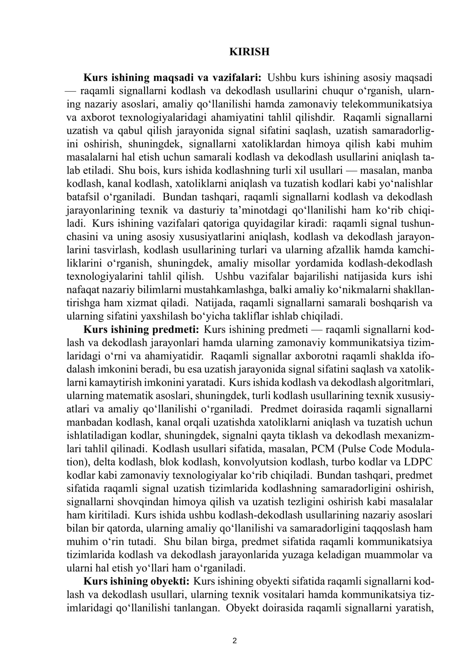 Raqamli Signallarni Kodlash va Dekodlash Usullari 3