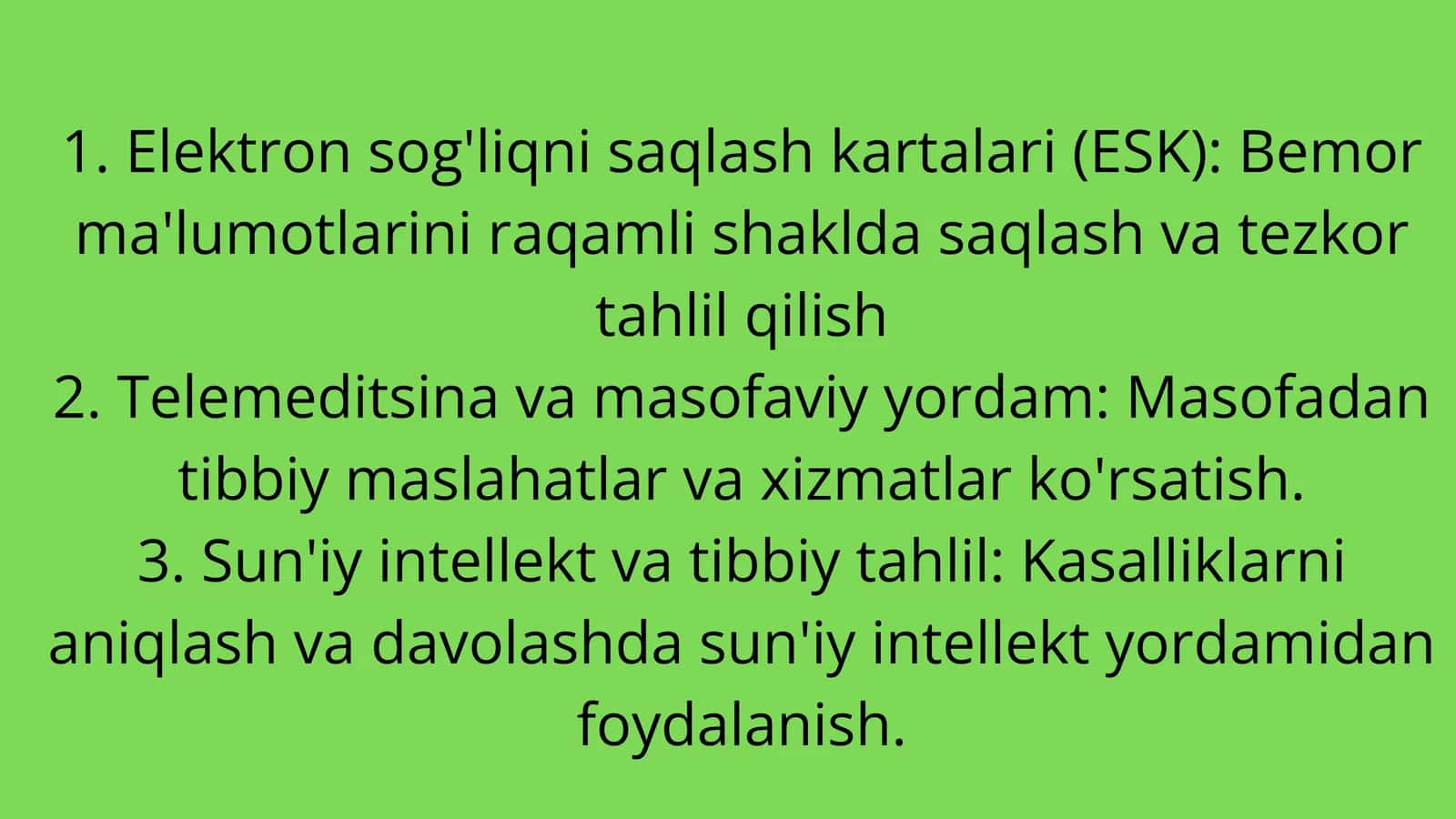 Tibbiyotda elektron va masofaviy o‘qitish 3