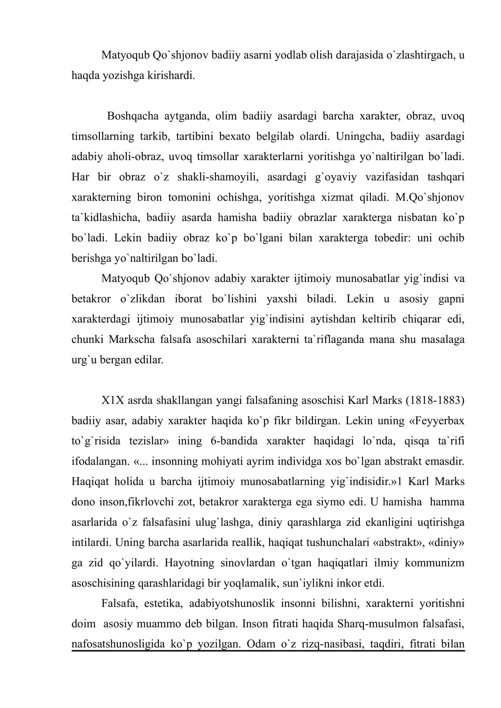 Adabiy xarakter haqida 3