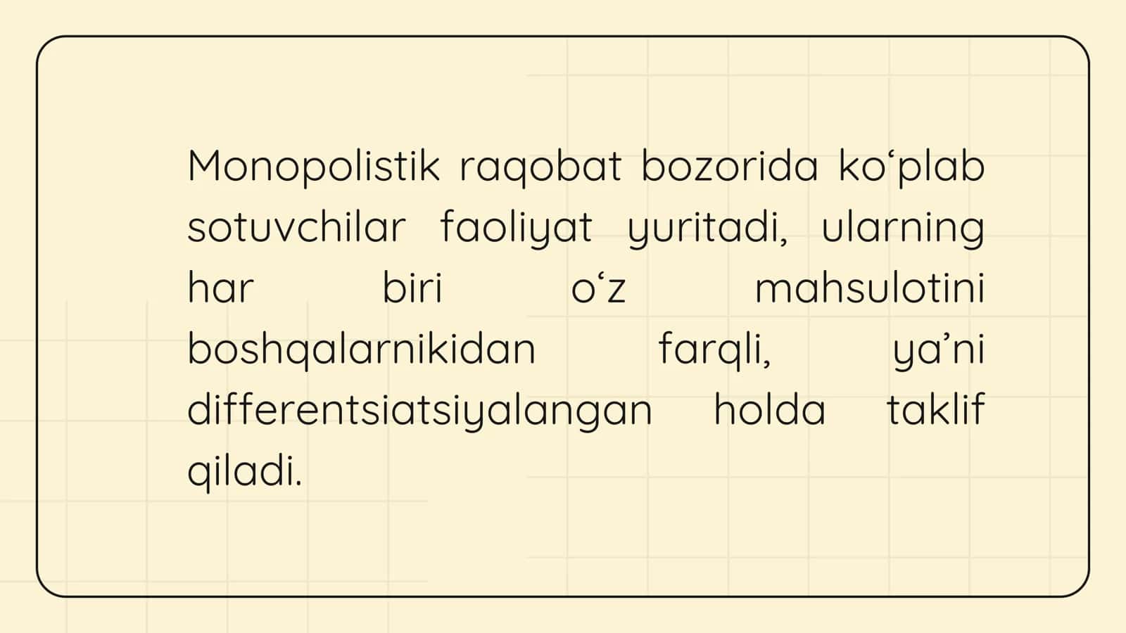 Monopolistik raqobat sharoitida narx belgilash strategiyasi 3