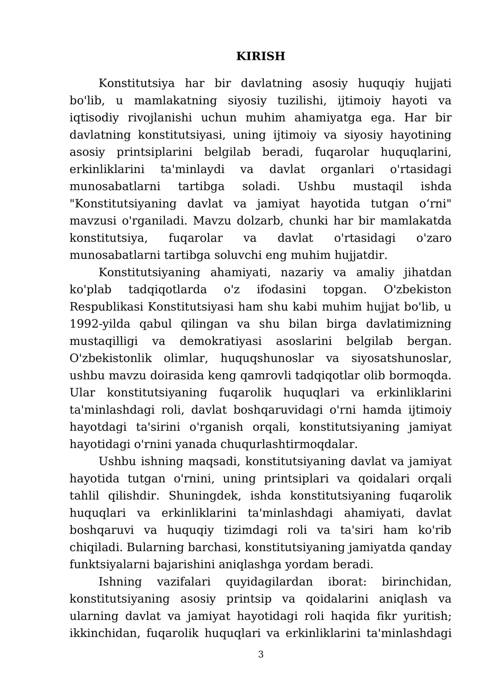 Konstitutsiyaning davlat va jamiyat hayotida tutgan oʻrni 3