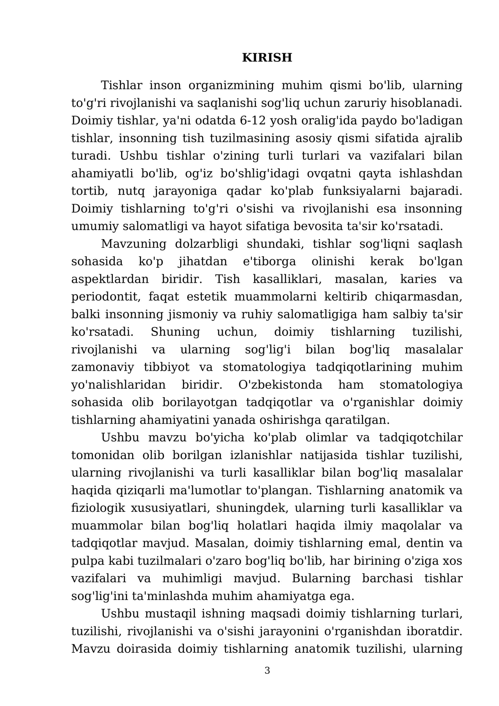 Doimiy tishlar va ularning tuzilishi 3