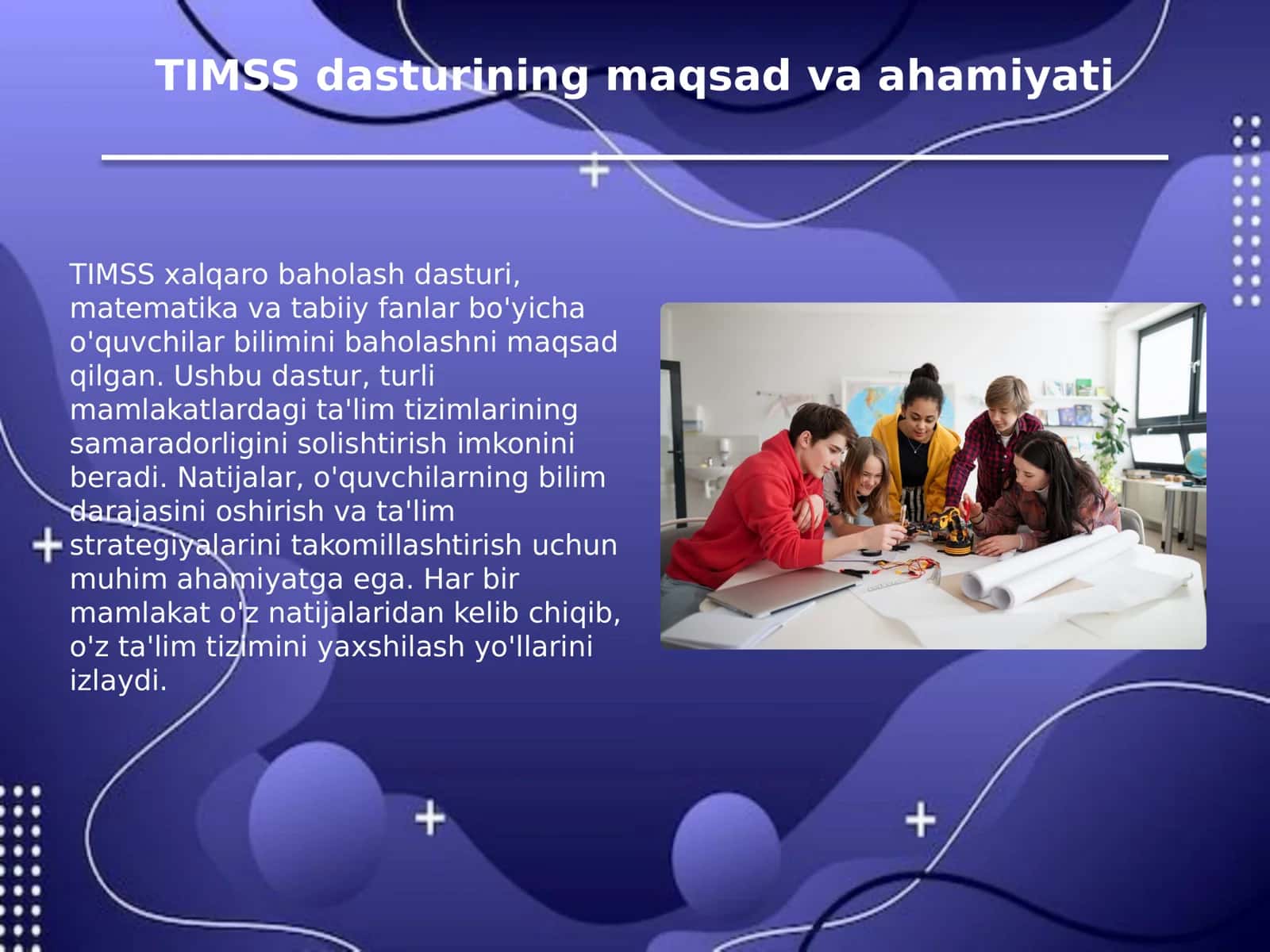 TIMSS xalqaro baholash dasturi 3