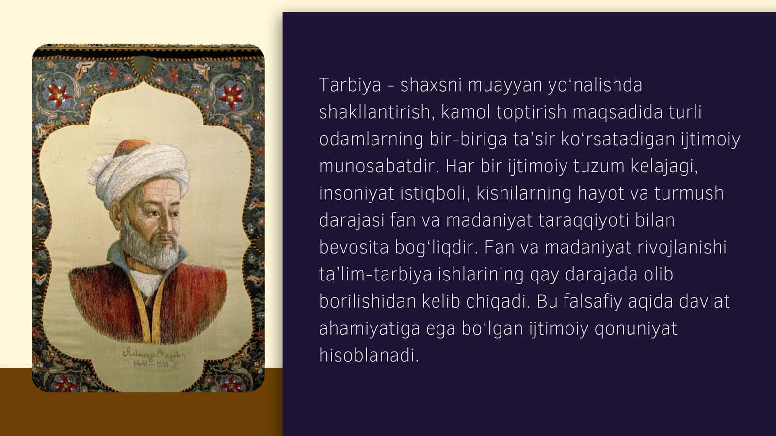 Sharq mutafakkirlari barkamol inson tarbiyasi haqida 3