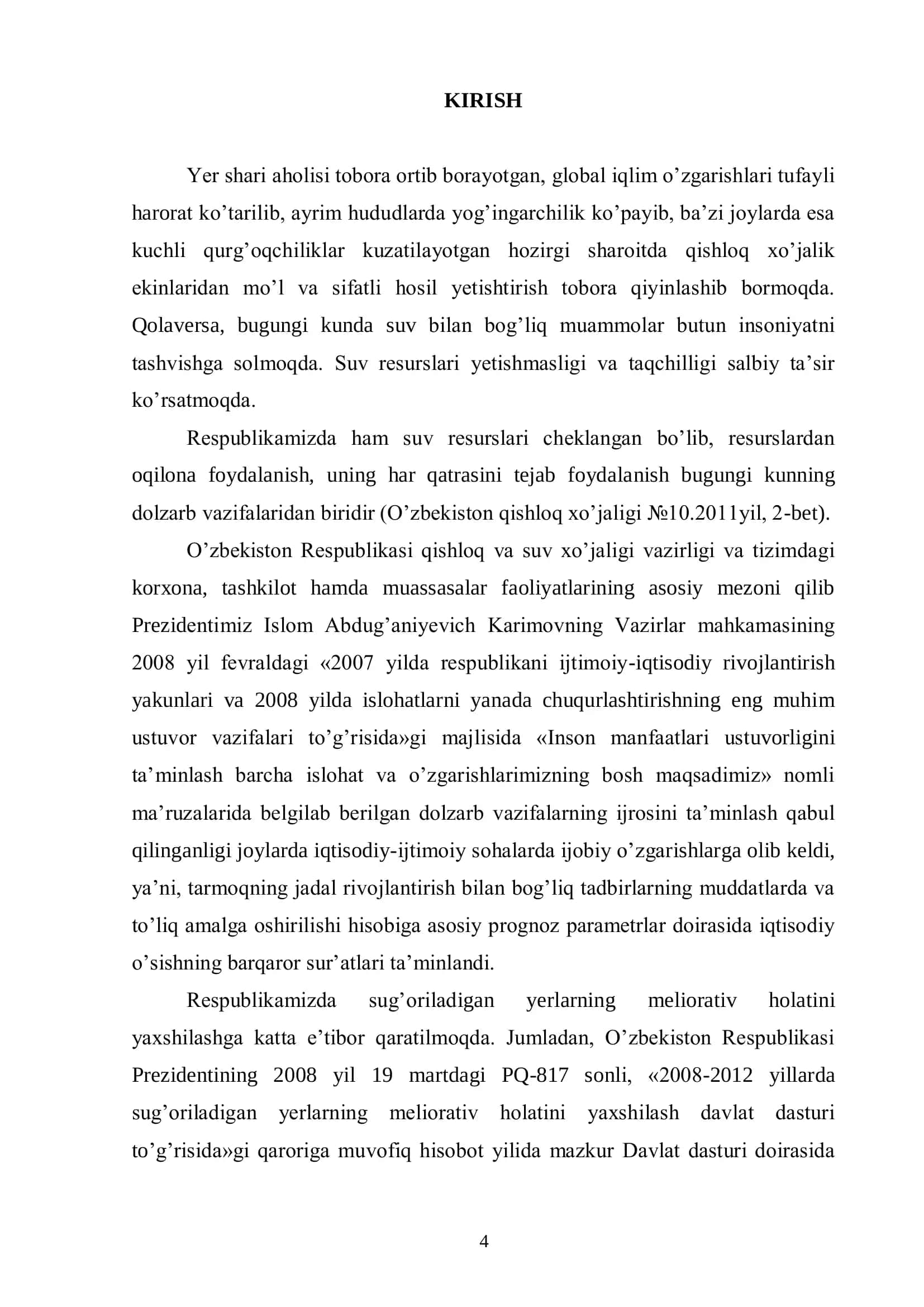 MAGNIY KARBONATLI SHO’RLANGAN TUPROQLAR ShAROITIDA FOSFORLI O’G’ITLARNING G’O’ZA HOSILDORLIGIGA TA’SIRI 3