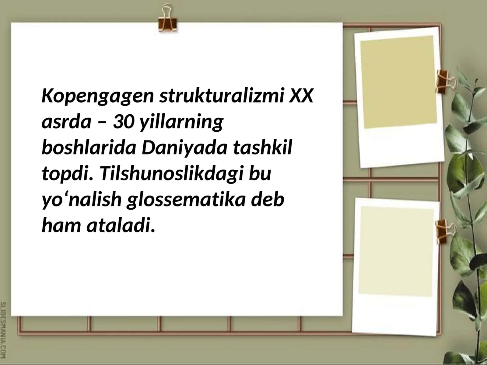 Kopengagen strukturalizm 3