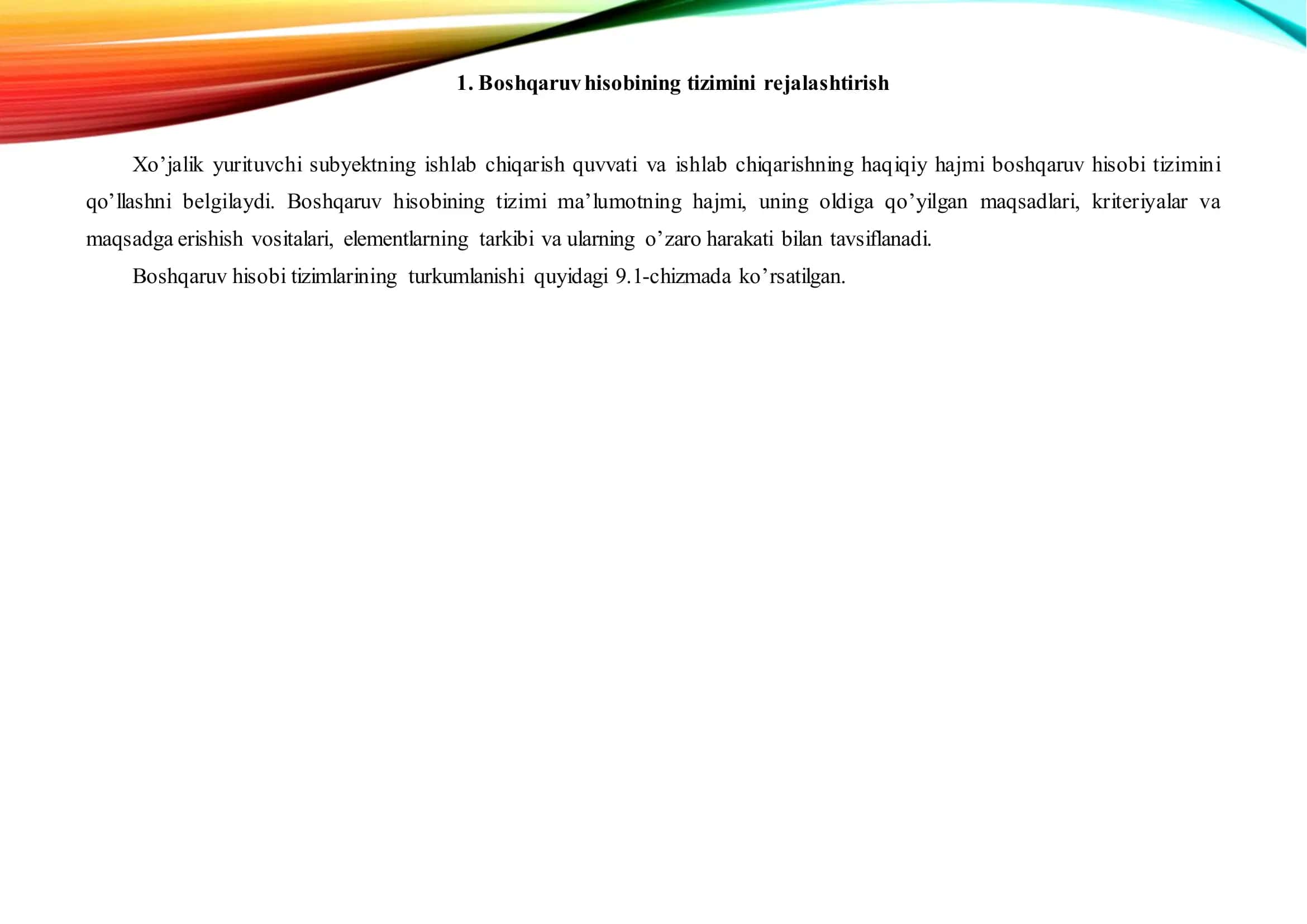 Budjetlashtirish tushunchasi va vazifalari 3