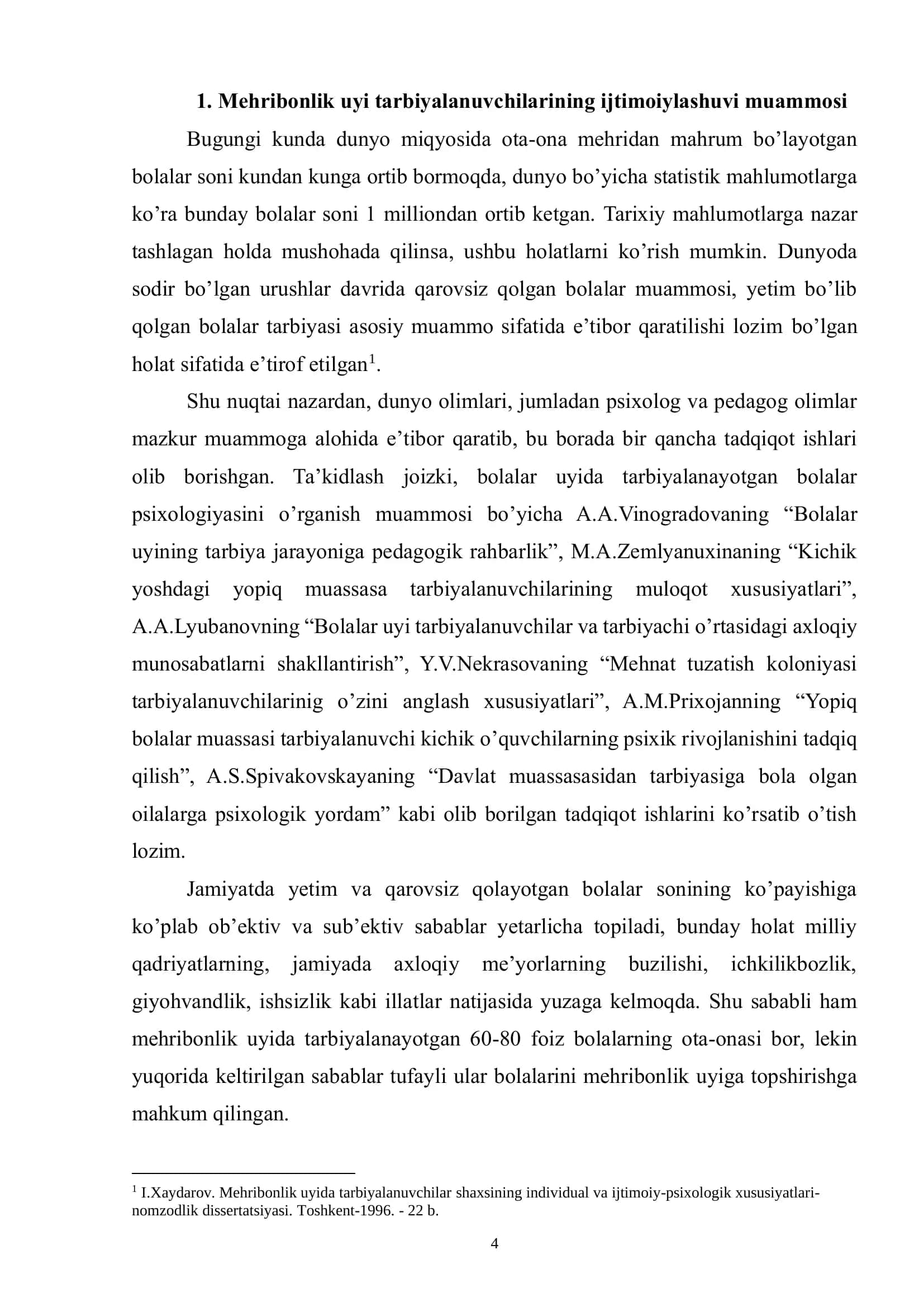 MEHRIBONLIK UYLARI TARBIYALANUVCHILARINING IJTIMOIY MUAMMOLARI 3