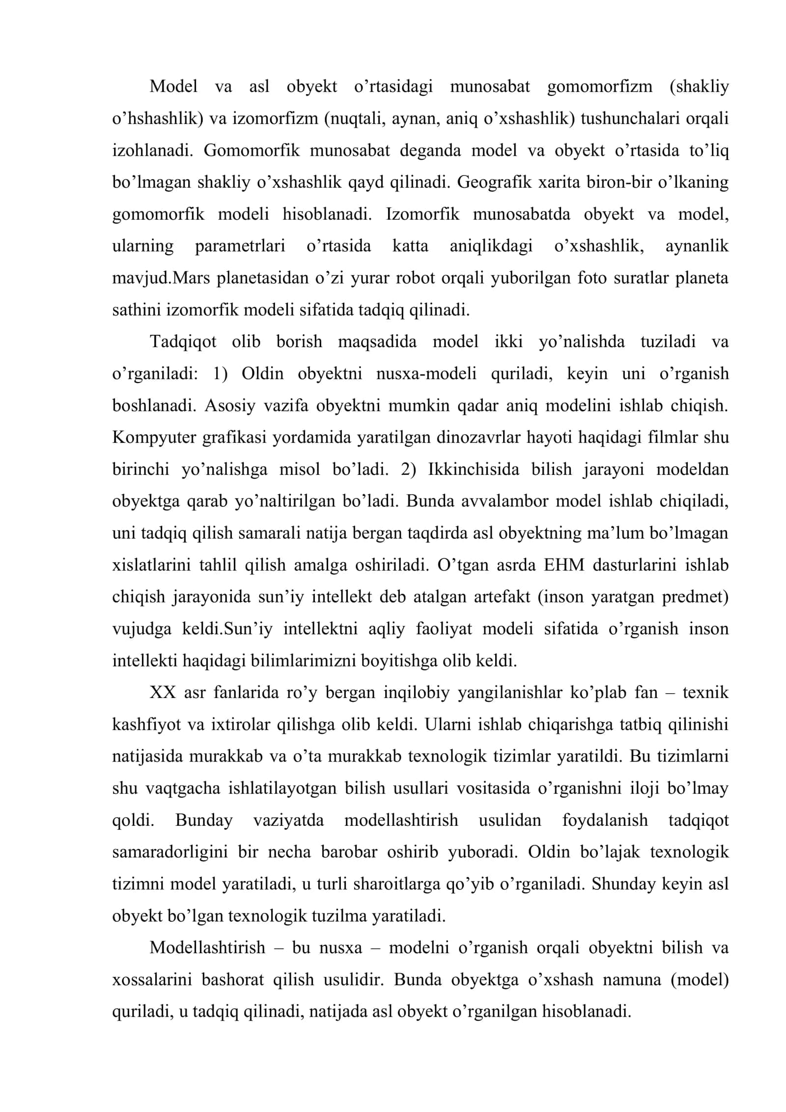 Ilmiy tadqiqotda modellashtirish va nazariy tadqiqot usullari 3