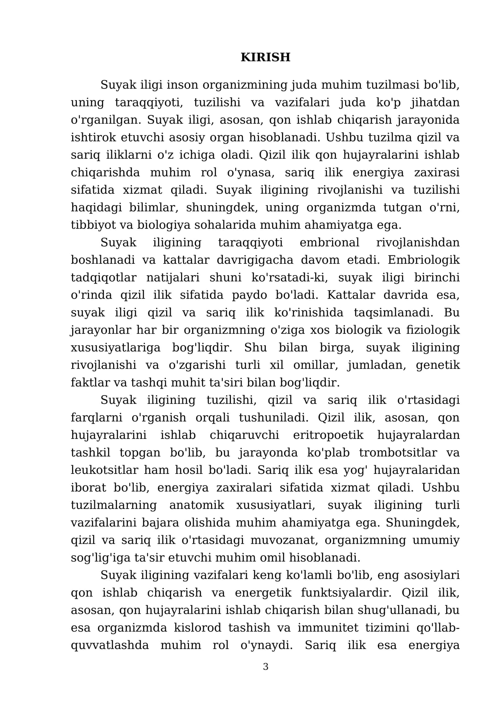 Suyak iligi: taraqqiyoti,tuzilishi,vazifasi.Qizil ilik va sariq ilik 3