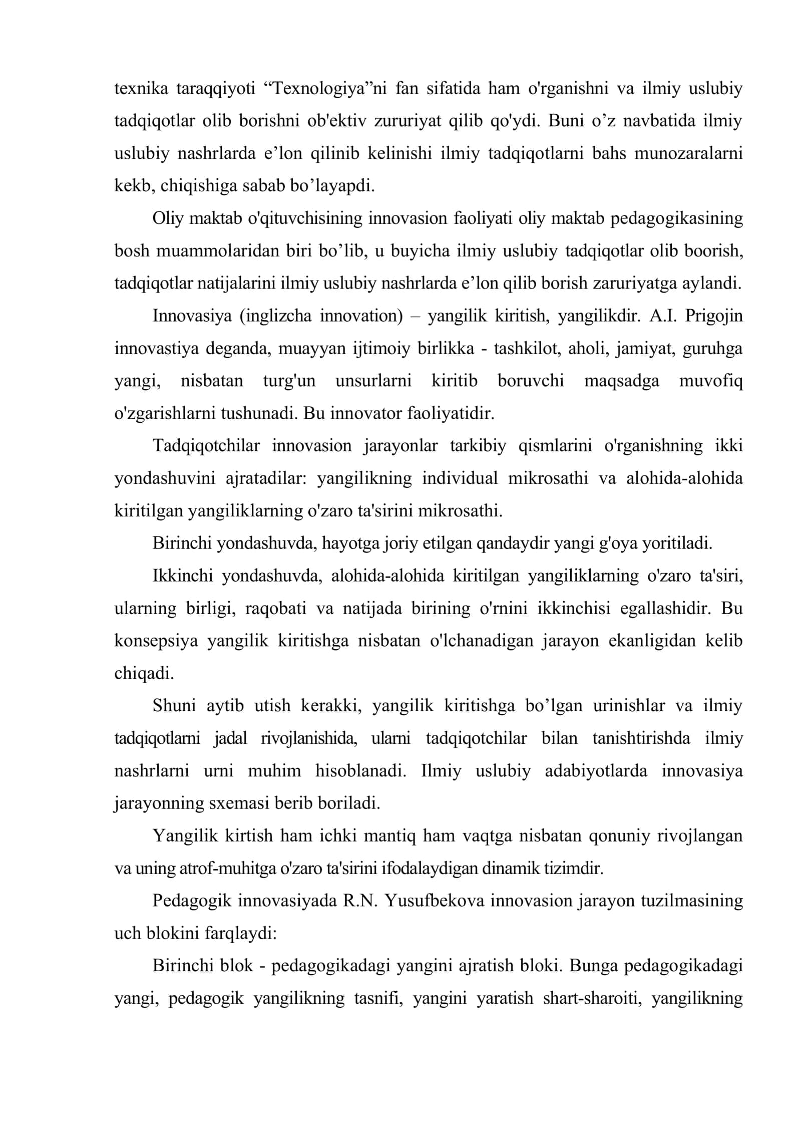 Ilmiy tadqiqot ishlarini amalga oshirish va yakuniy natijalari 3