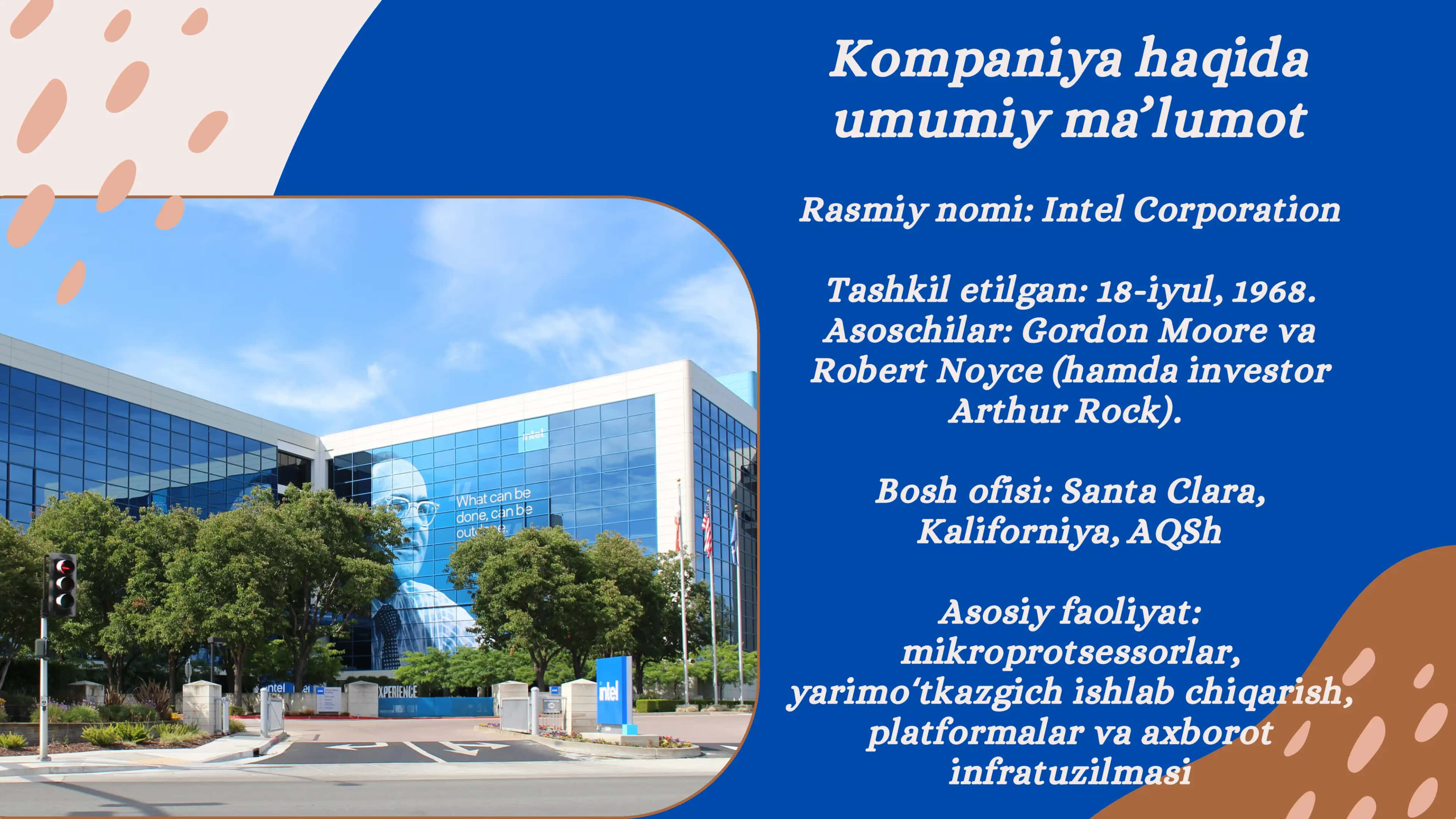 INTEL kompaniyasi taqdimoti 3