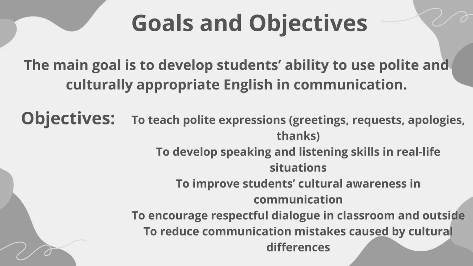 System of Activities for Learning English Speech Etiquette for Secondary School Students 3
