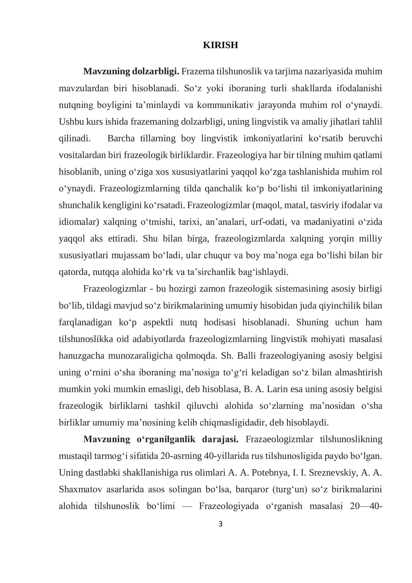 O‘ZBEK TILINING FRAZEOLOGIK QATLAMI VA FRAZEOLOGIK MA’NO 3