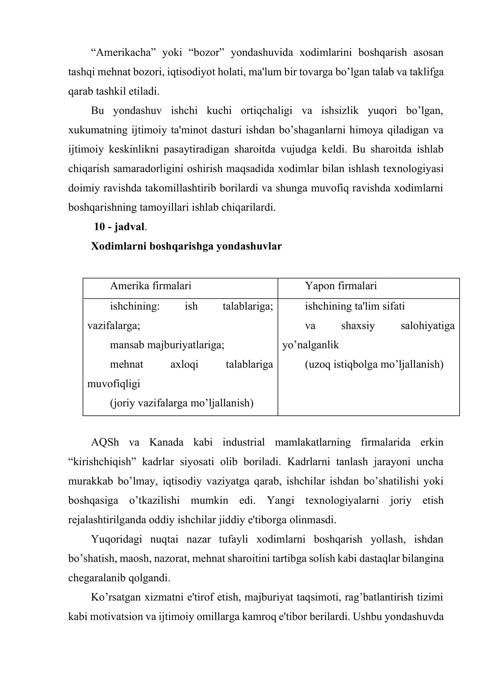 AQSH va Yaponiyada xodimlarni boshqarish markazlarining rivojlanish tеndеntsiyalari 3