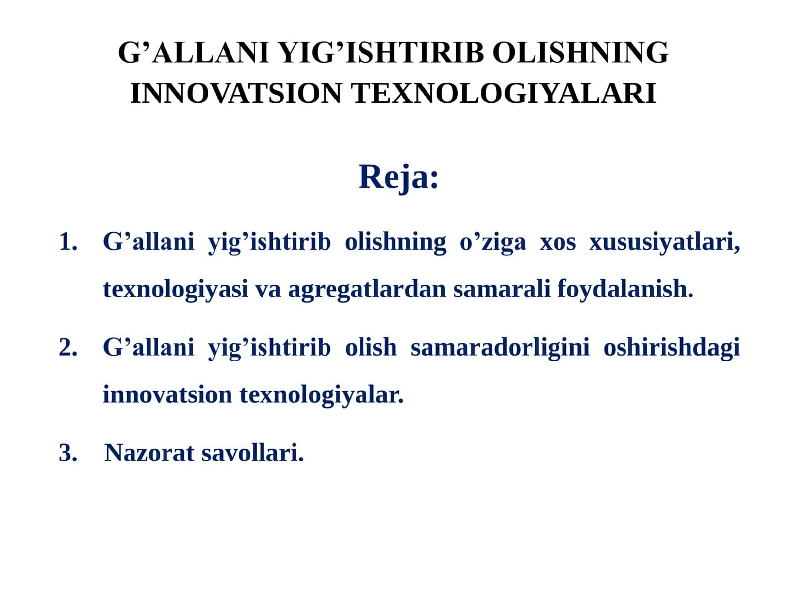 G’ALLANI YIG’ISHTIRIB OLISHNING INNOVATSION TEXNOLOGIYALARI 3