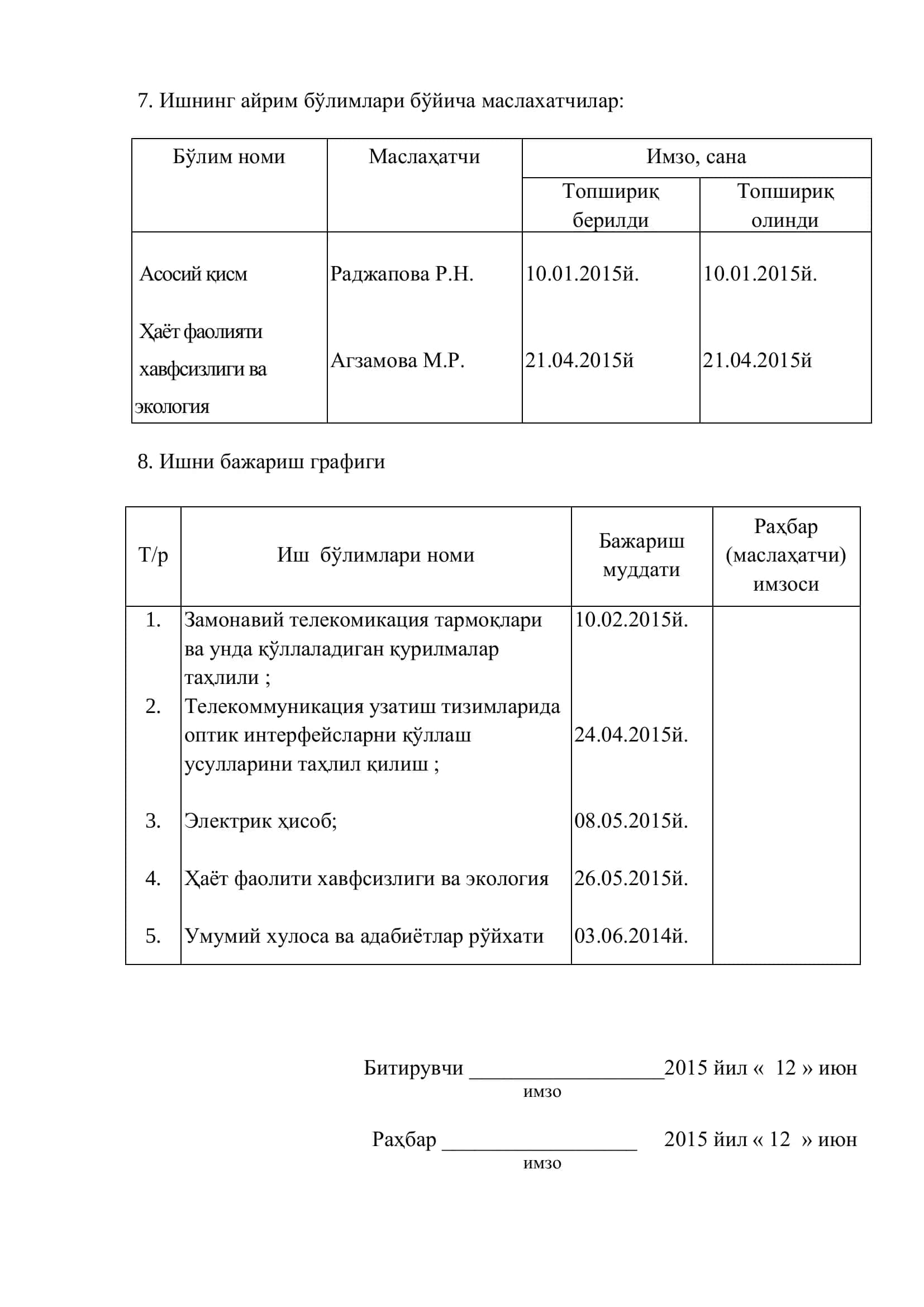 Телекоммуникация узатиш тизимларида оптик интерфейсларни қўллаш 3