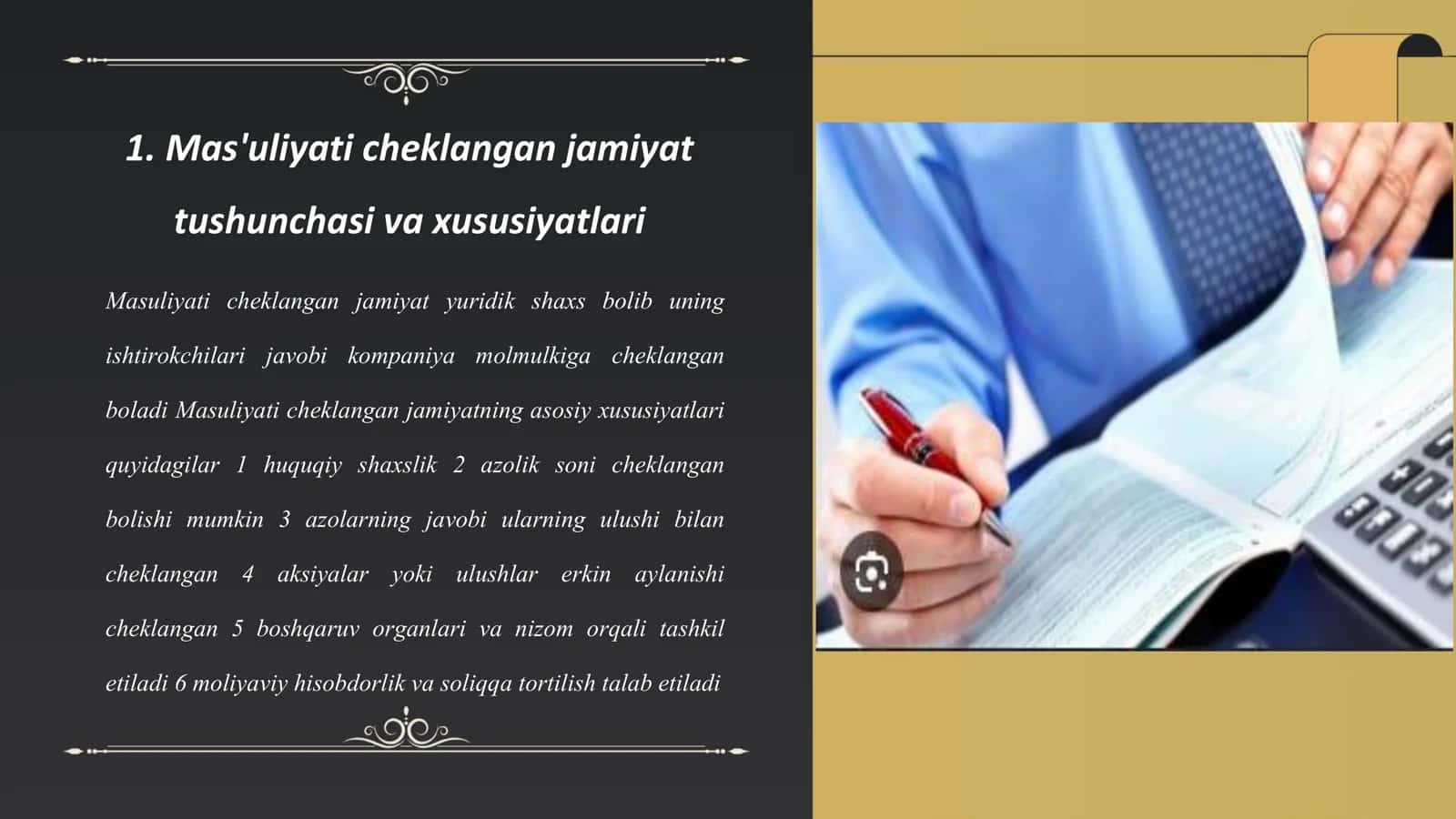 MASULIYATI CHEKLANGAN JAMIYAT 3