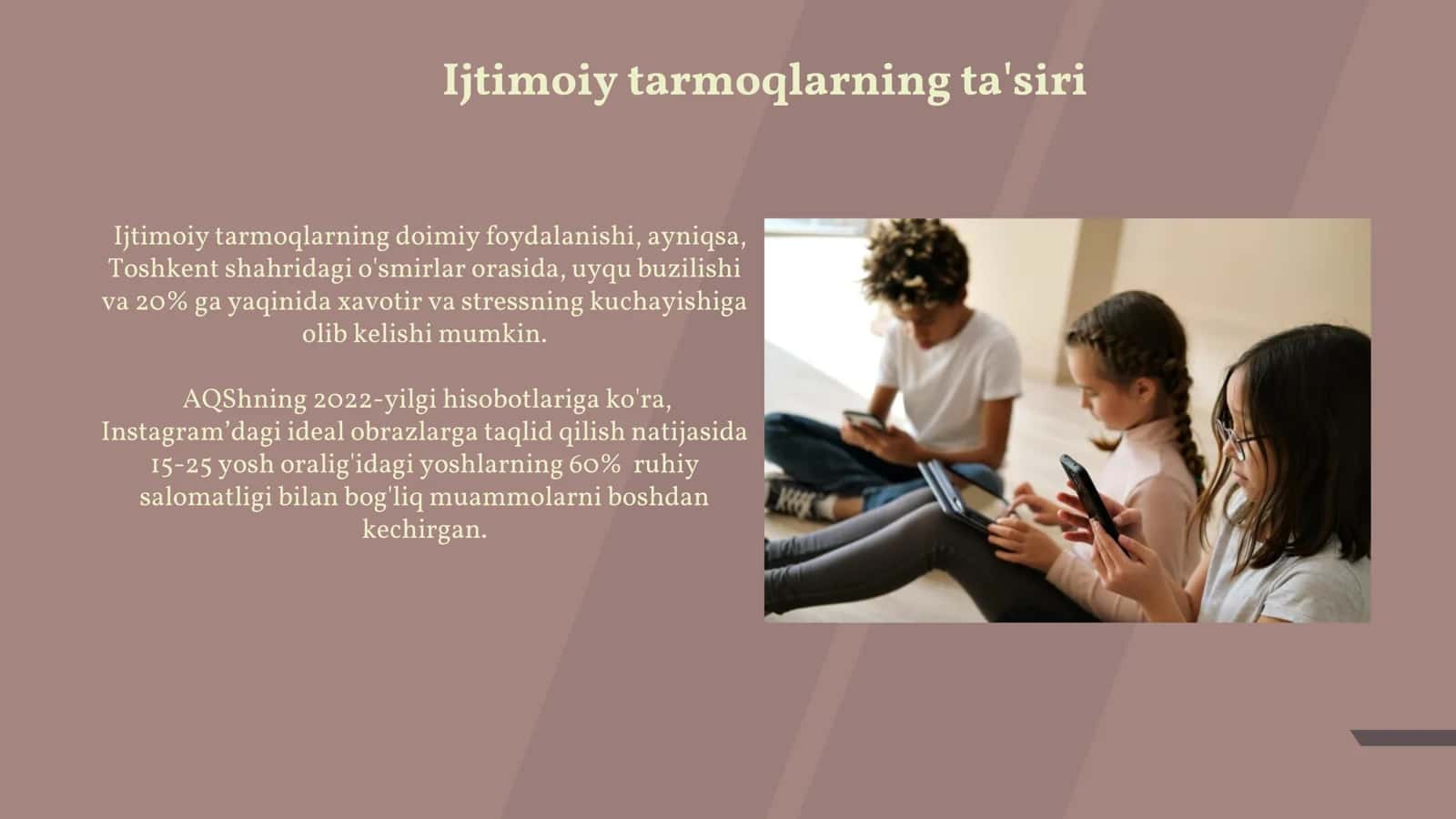 Internetdagi ijtimoiy tarmoq va psixologik salomatlik 3