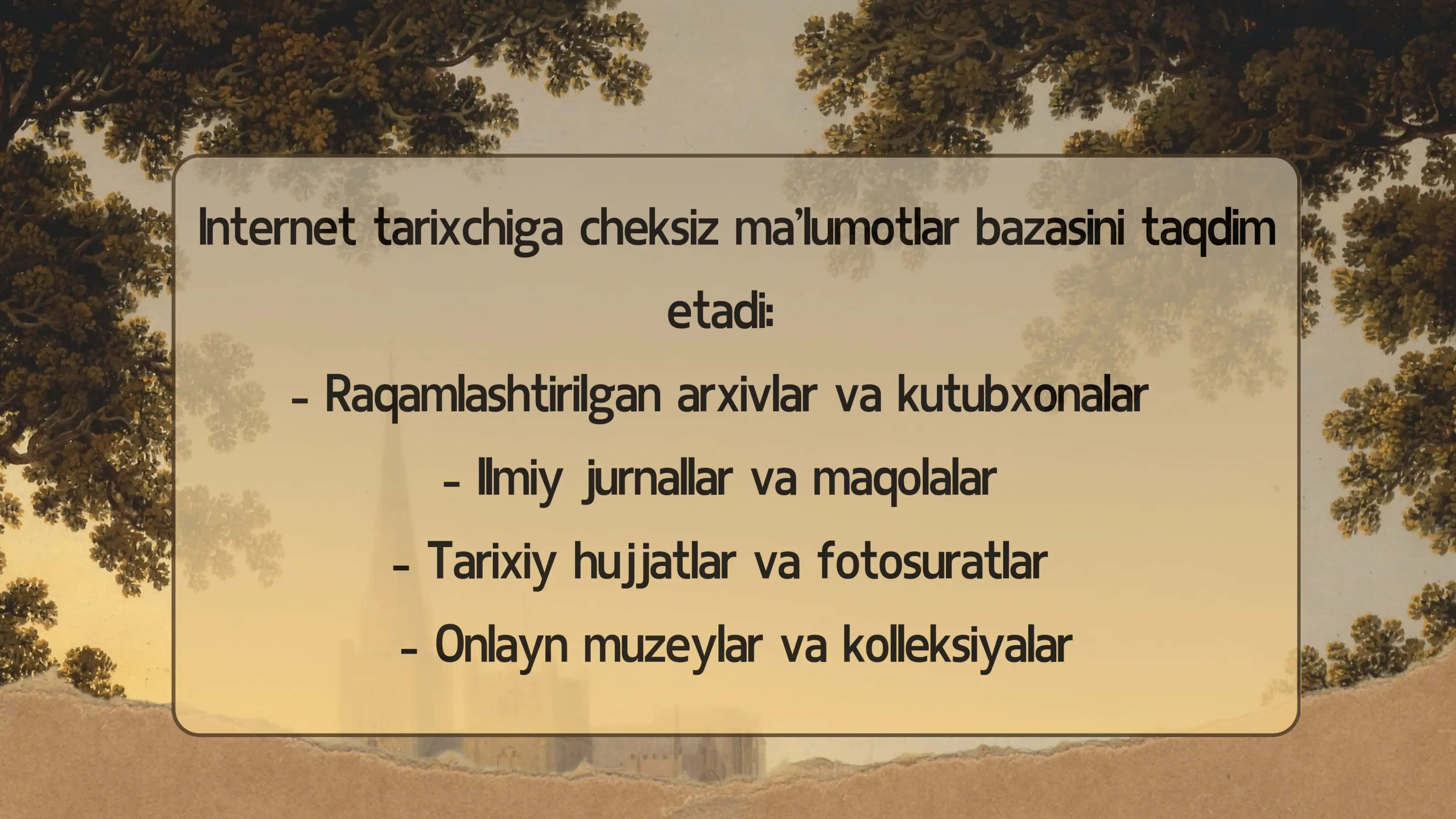 Internetning tarixchi uchun foydasi 3