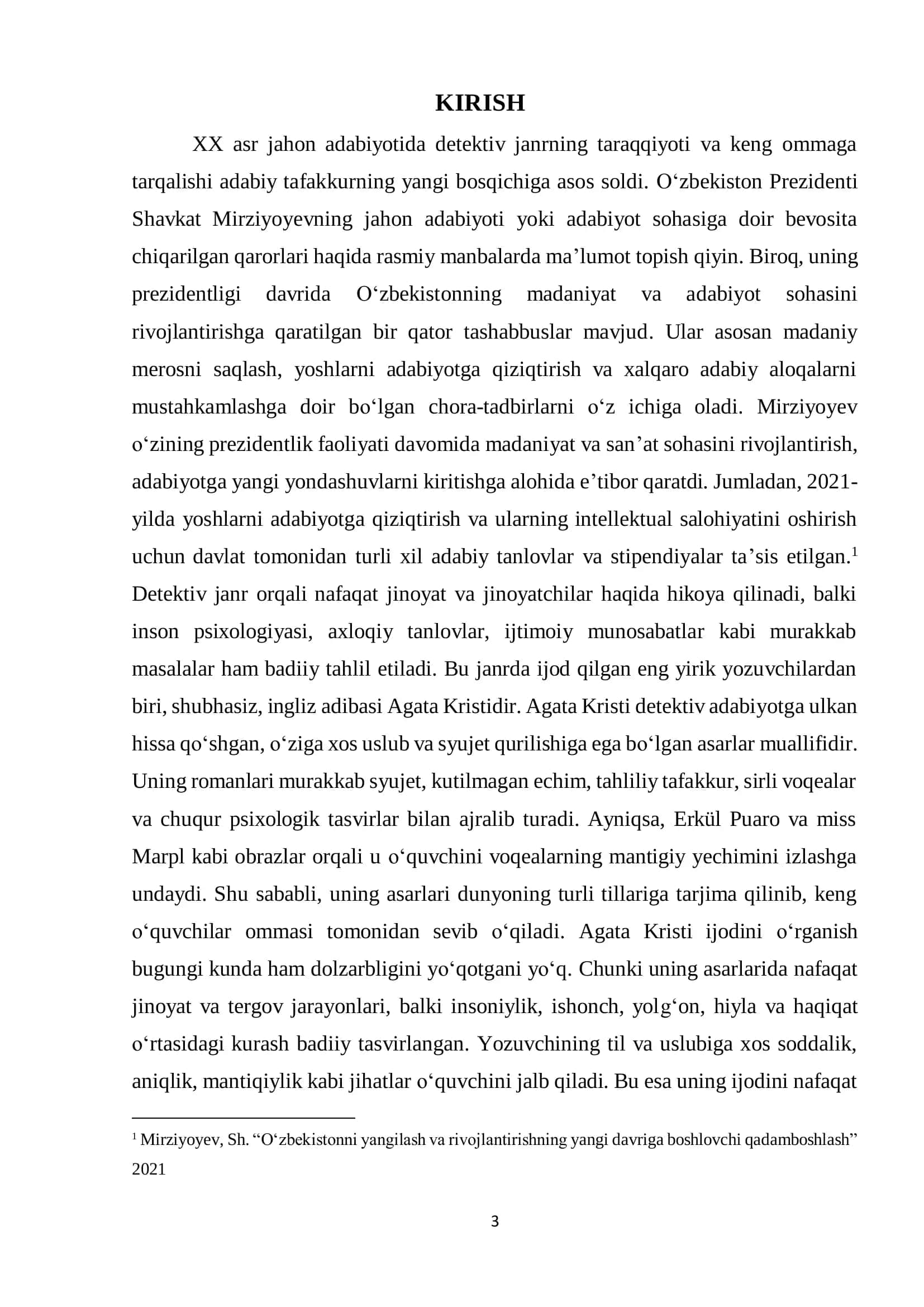 Agata Kristi detektiv asarlarining xususiyatlari 3