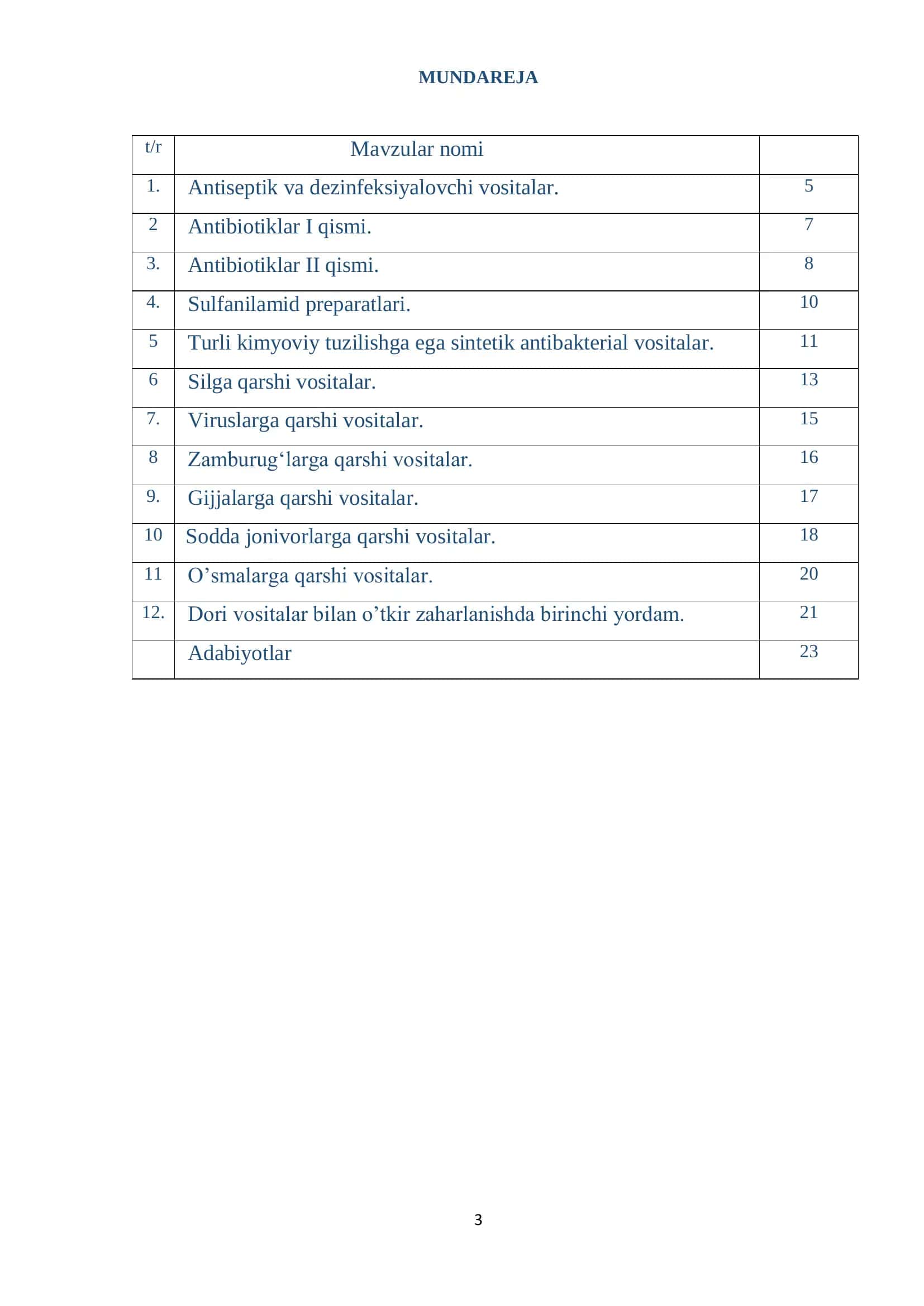 Antibiotiklar I qismi 3