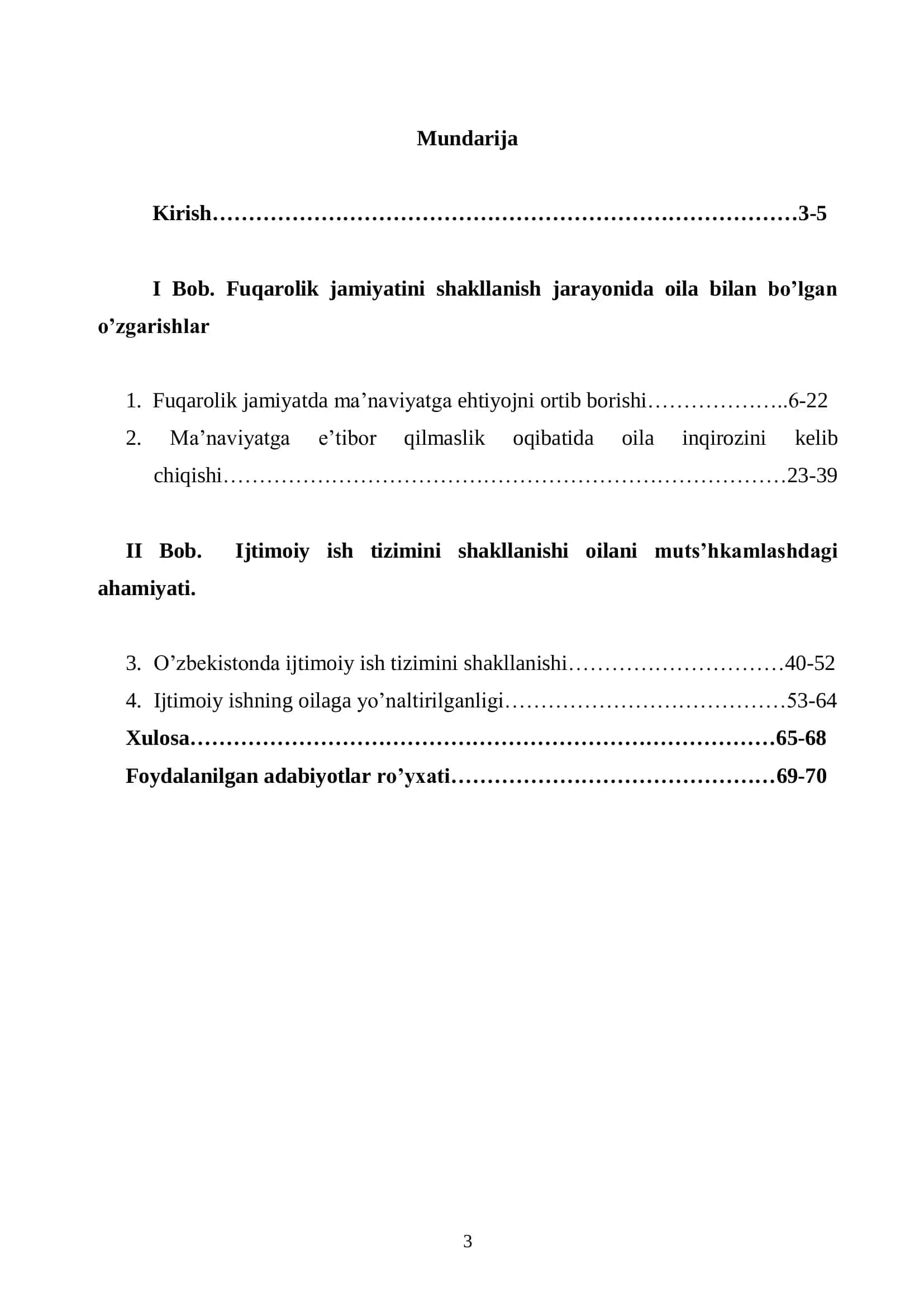 OILANING GLOBAL INQIROZI VA UNI BARTARAF ETISHDA IJTIMOIY ISHNING O’RNI 3