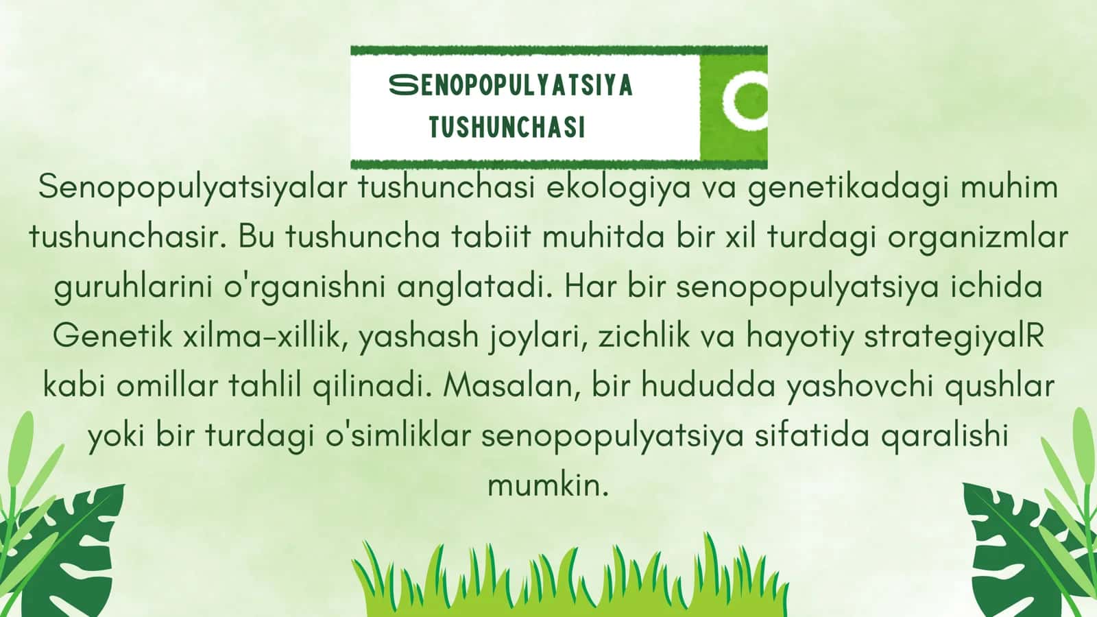O'simlik yoshining ahamiyati 3