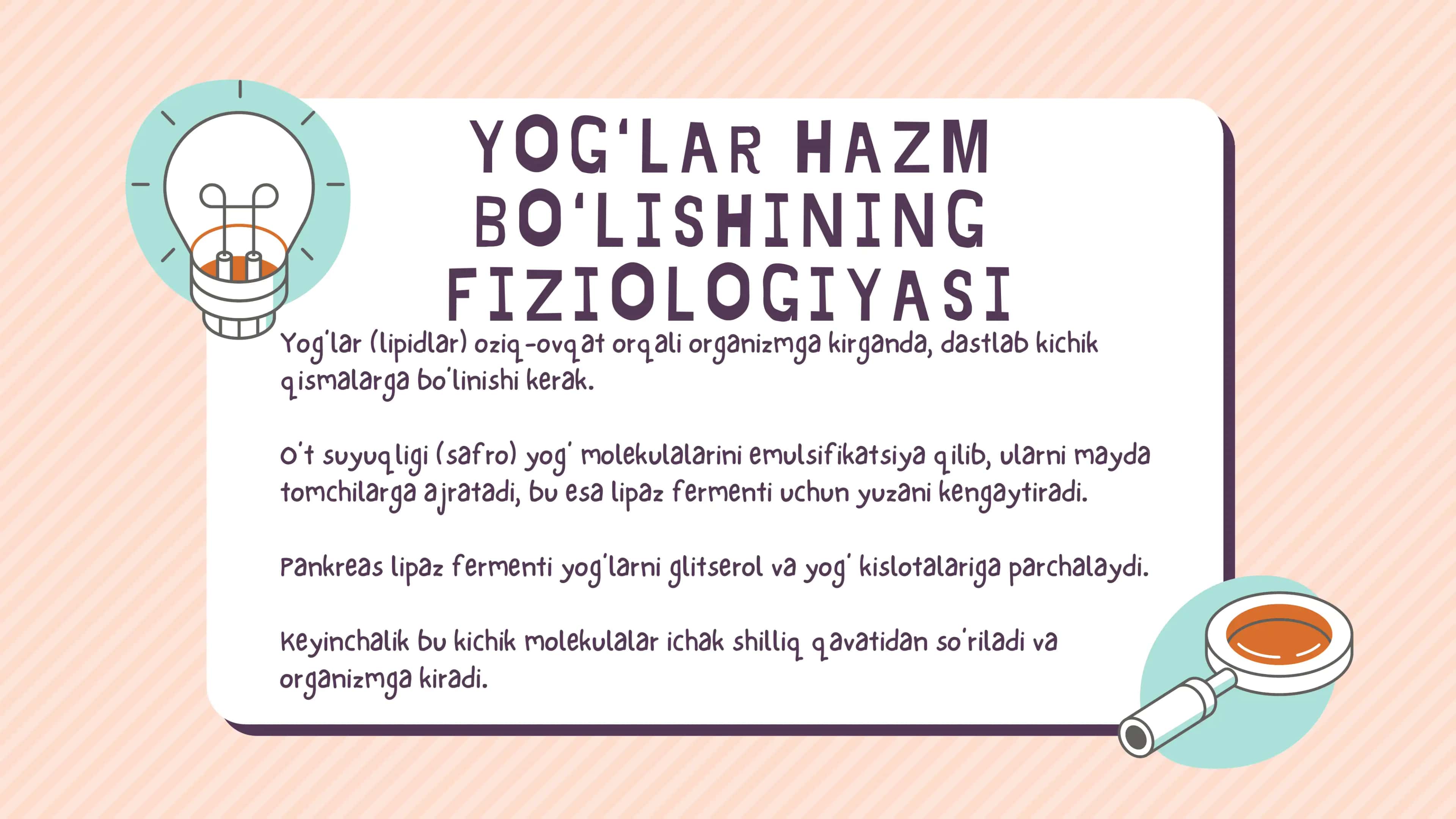 SURUNKALI GEPATITLAR VA XOLESISTITLARDA YOGʻLAR HAZMLANISHINING BUZILISHI 3