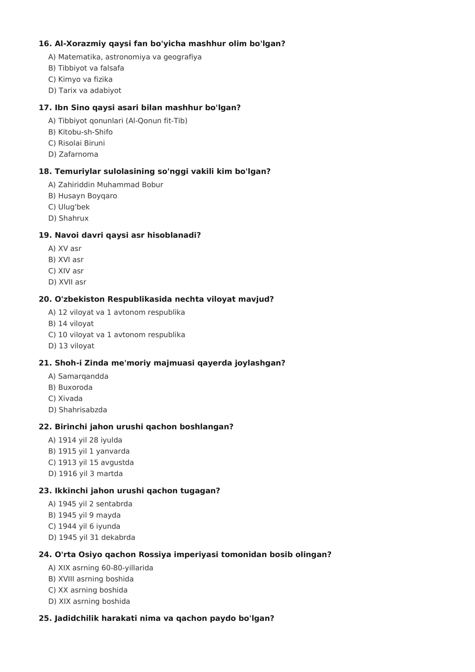 O'ZBEKISTON RESPUBLIKASI ICHKI ISHLAR ORGANLARI NOMZODLARI UCHUN DTM TEST SAVOLLARI 2026-2027 3