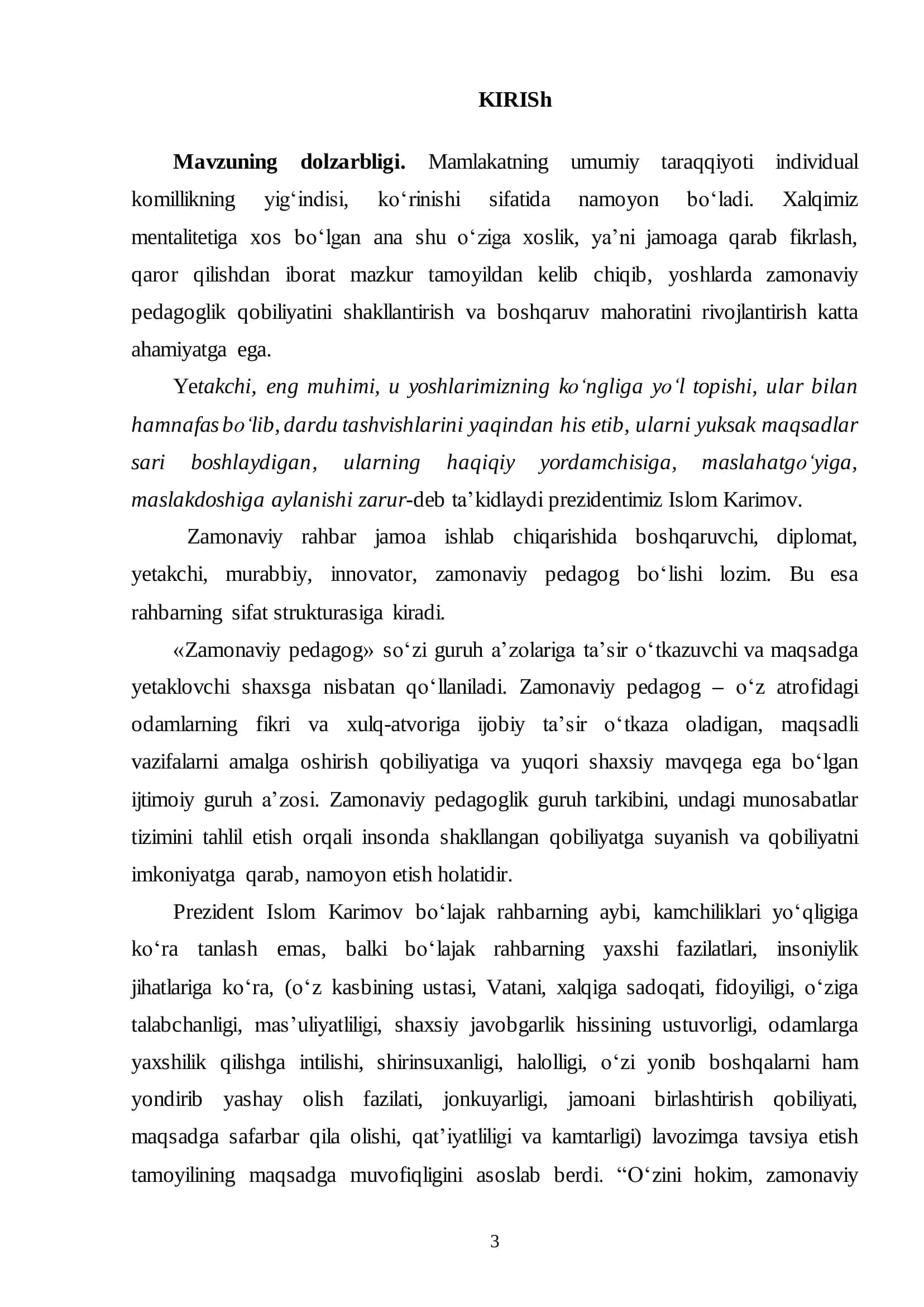 ZAMONAVIY PEDAGOG RAHBAR FAOLIYATIDAGI FUNKSIONAL O'ZIGA XOSLIKLAR 3