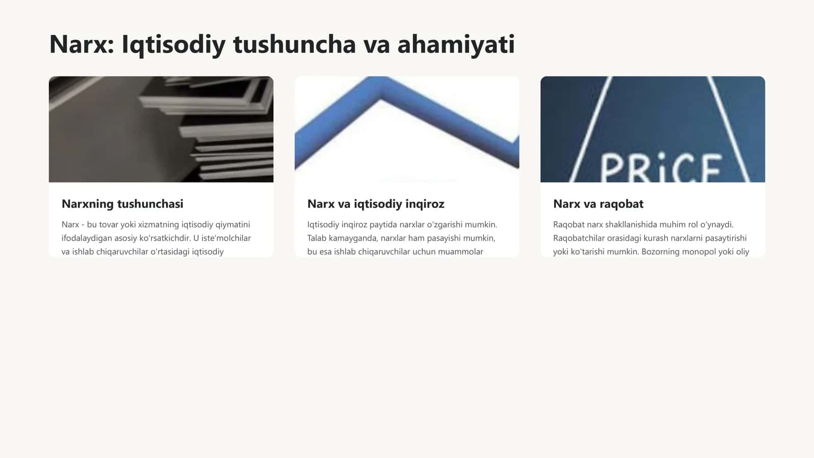 Narxning mohiyati va shakllanishining xususiyatlari 3
