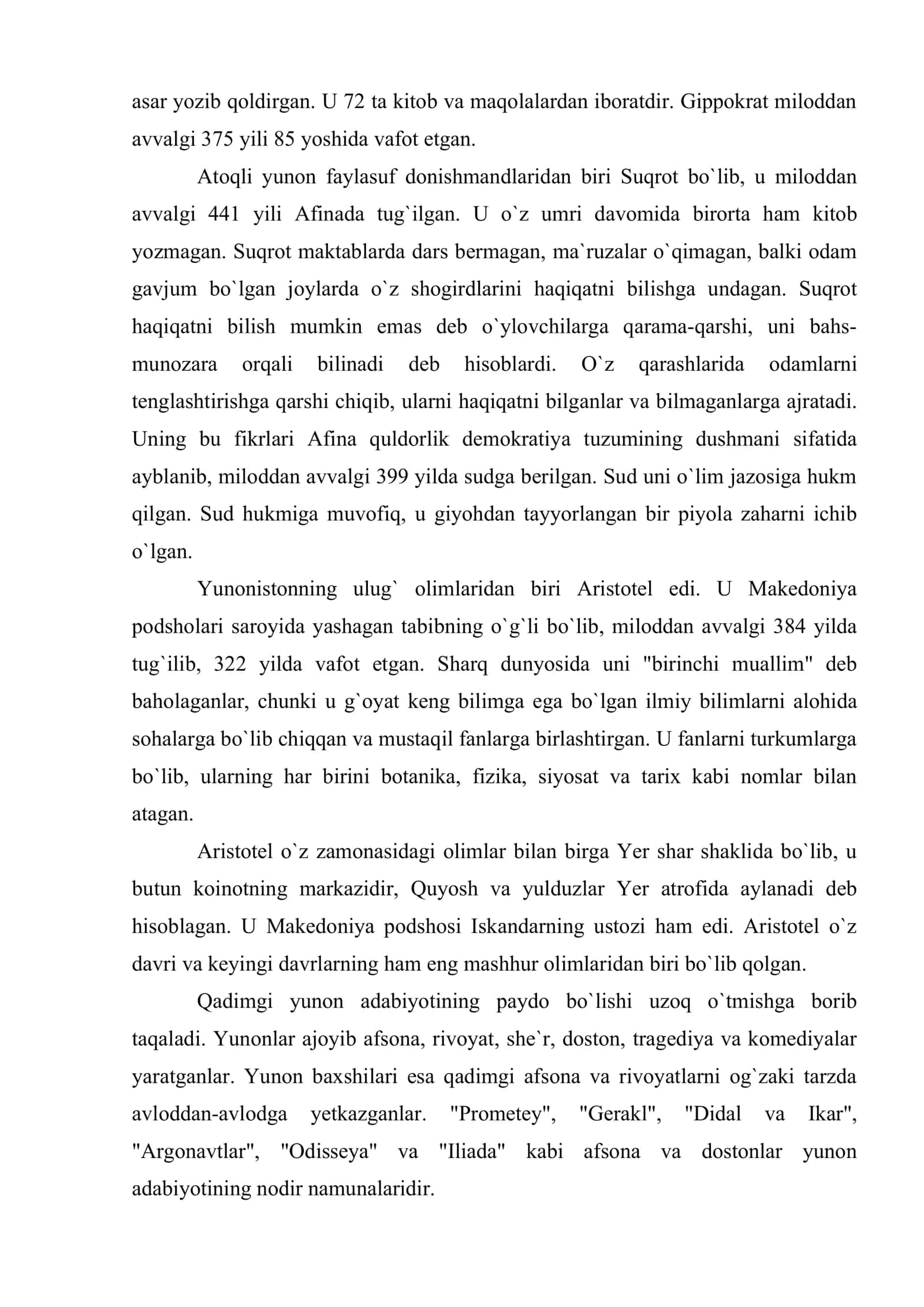 Klassik davrdagi Yunon madaniyati 3