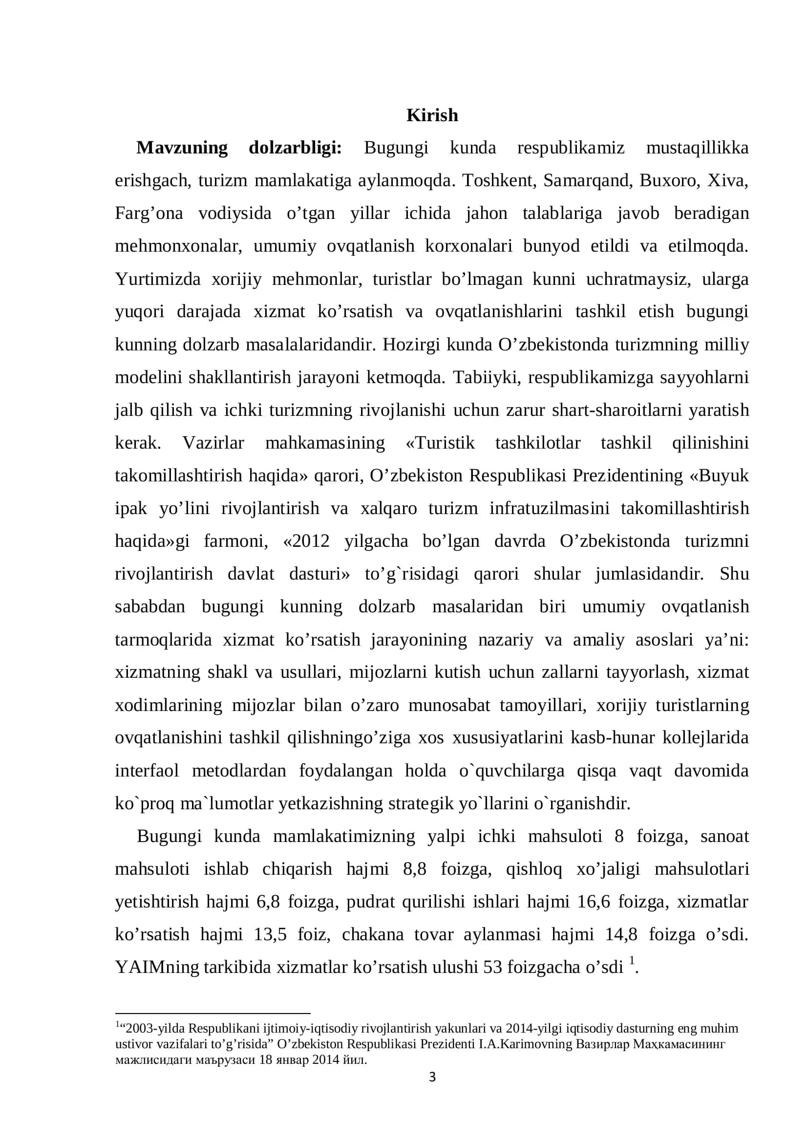Kasb ta’limi: servis texnika va texnologiyasi 3