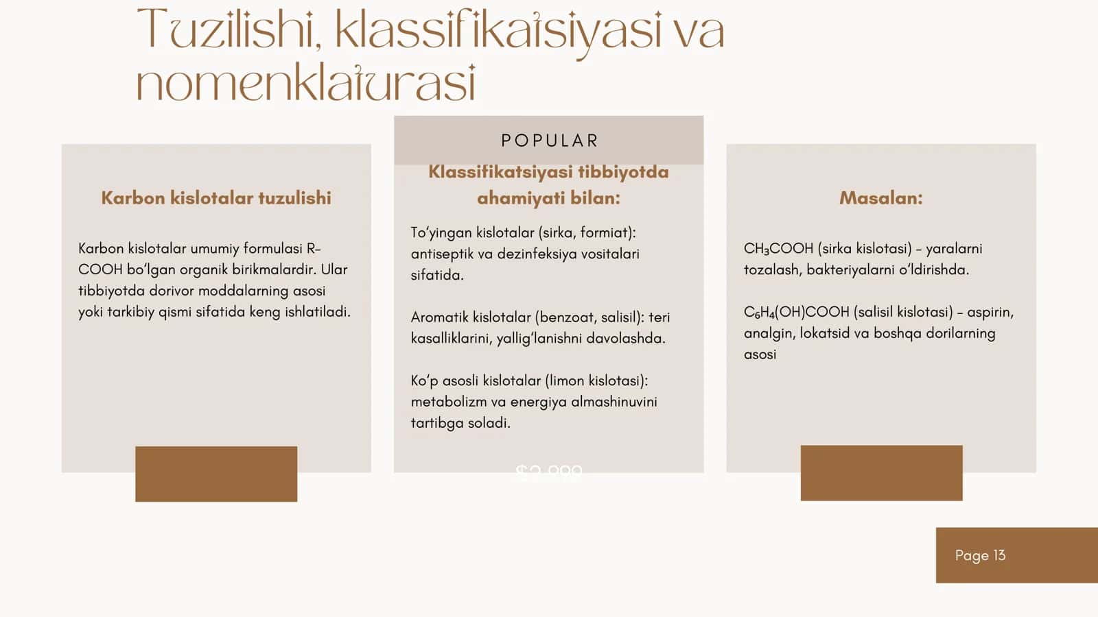 Karbon kislotalar va ularning hosilalari 3