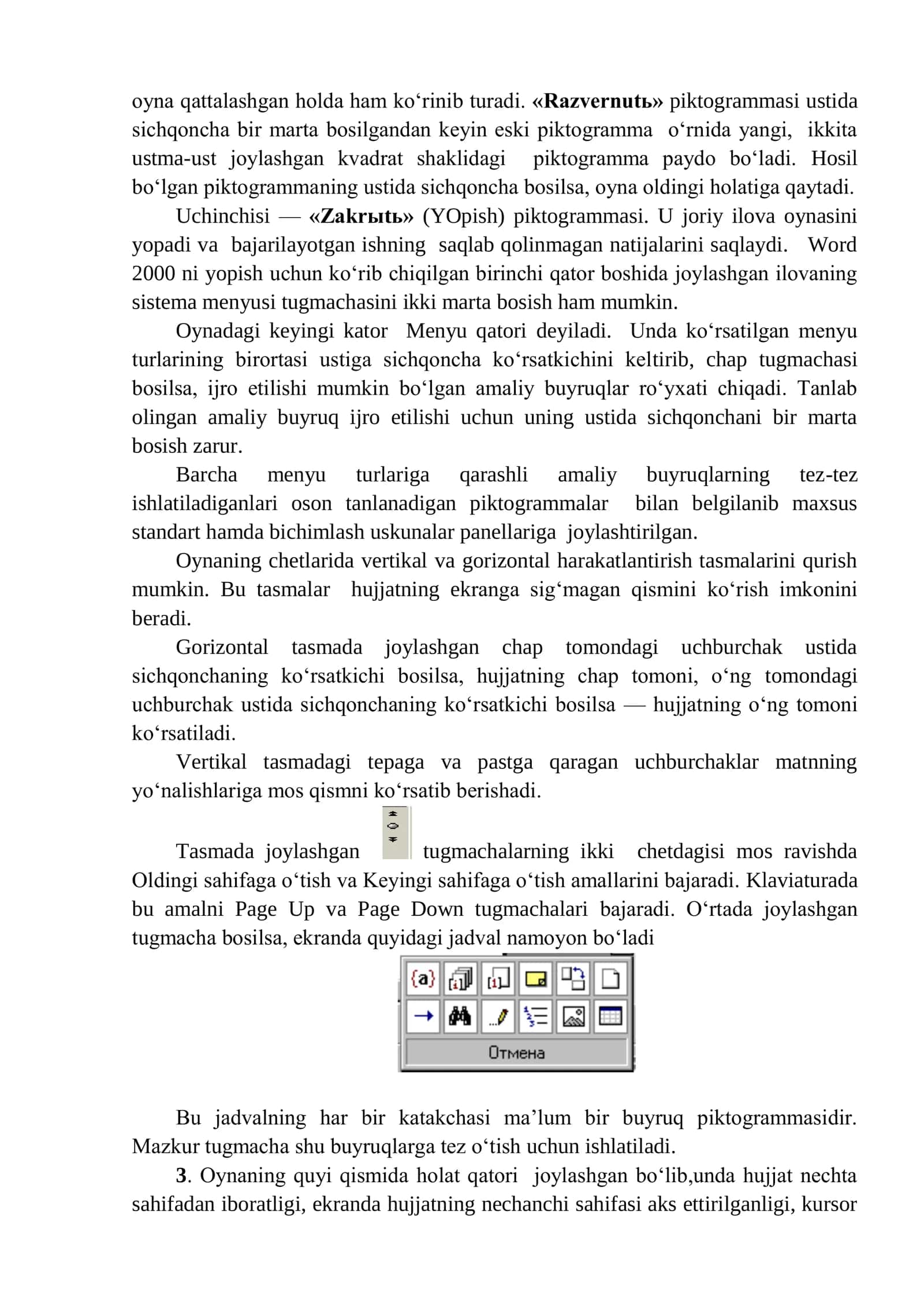 MS Word Matn Prosessori 3