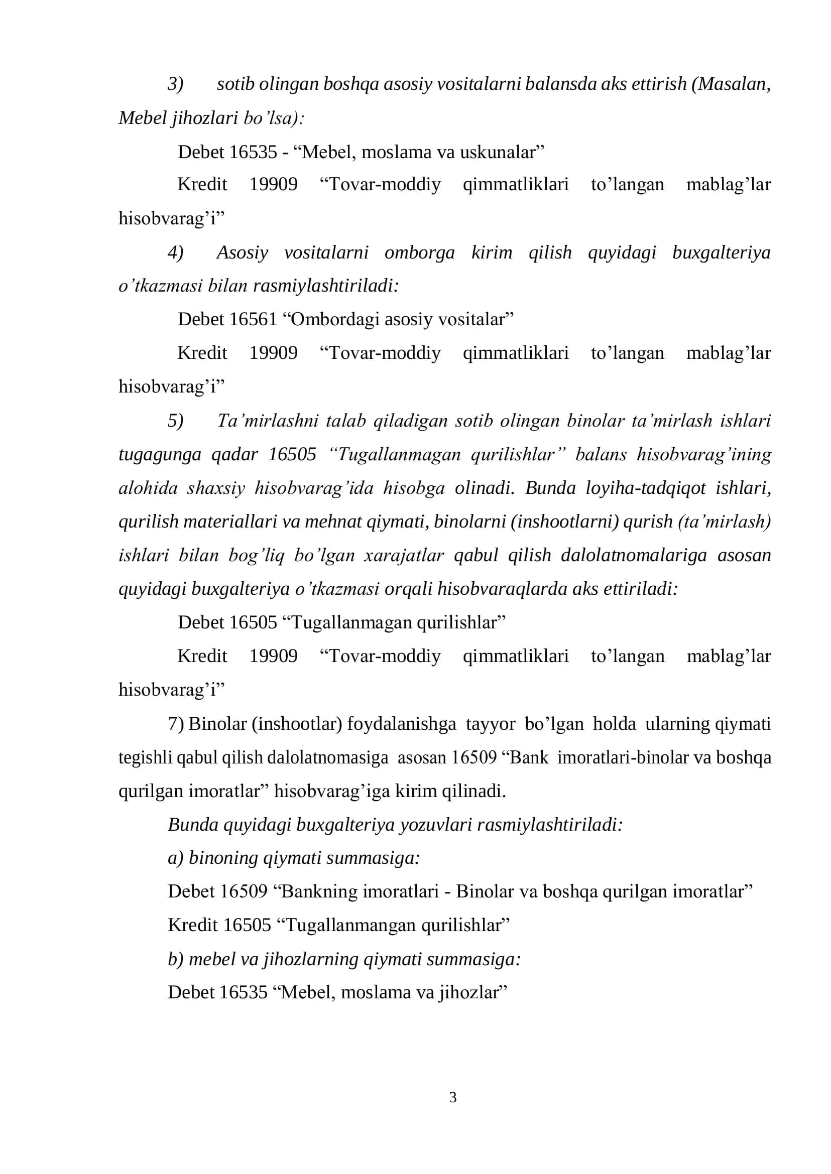 BANKLARDA MODDIY VA NOMODDIY AKTIVLAR HISOBI 3