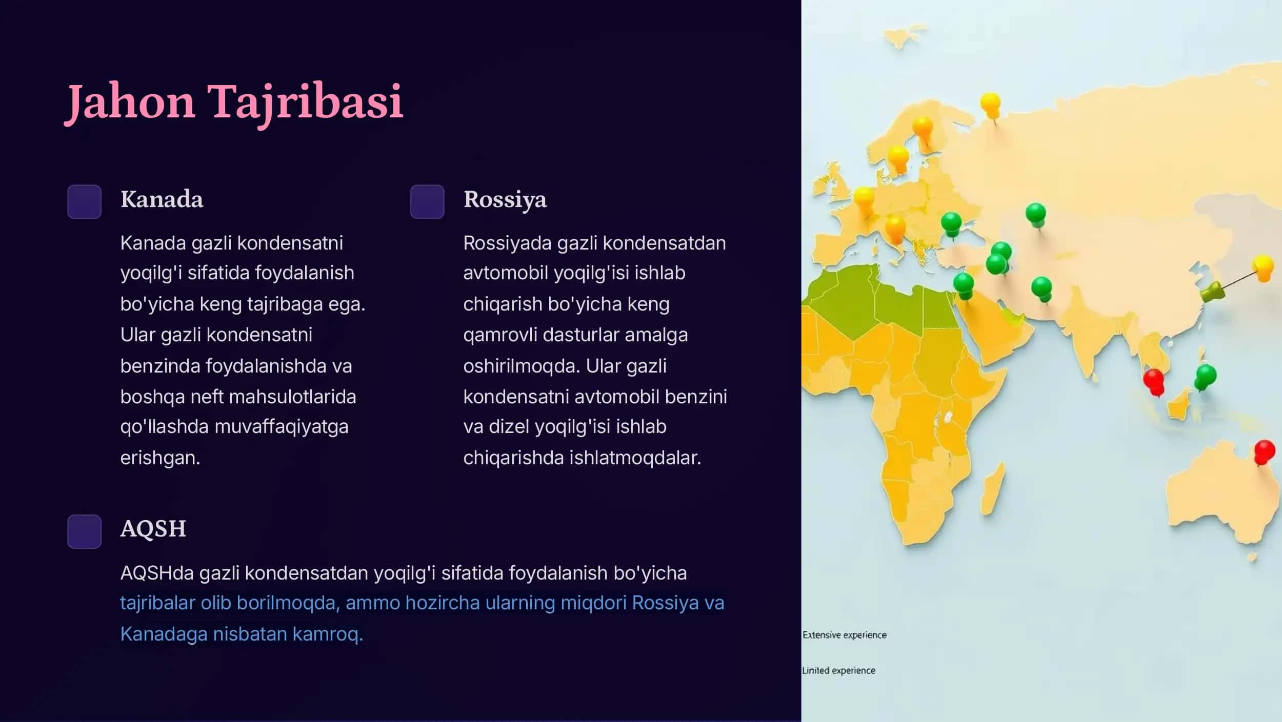 Gazli Kondensat Muqobil Yoqilg'i Manbai 3