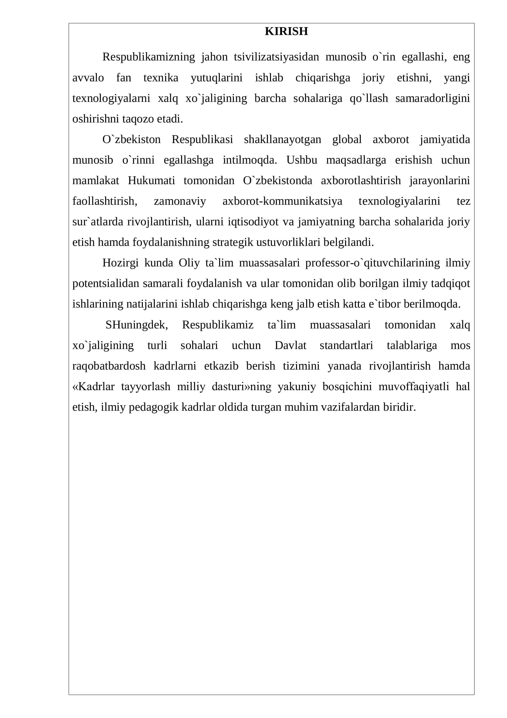 "Mehmonxona registraturasi ish faoliyatini avtomtalashtirish dasturiy mahsulotni loyihalashtish" 3