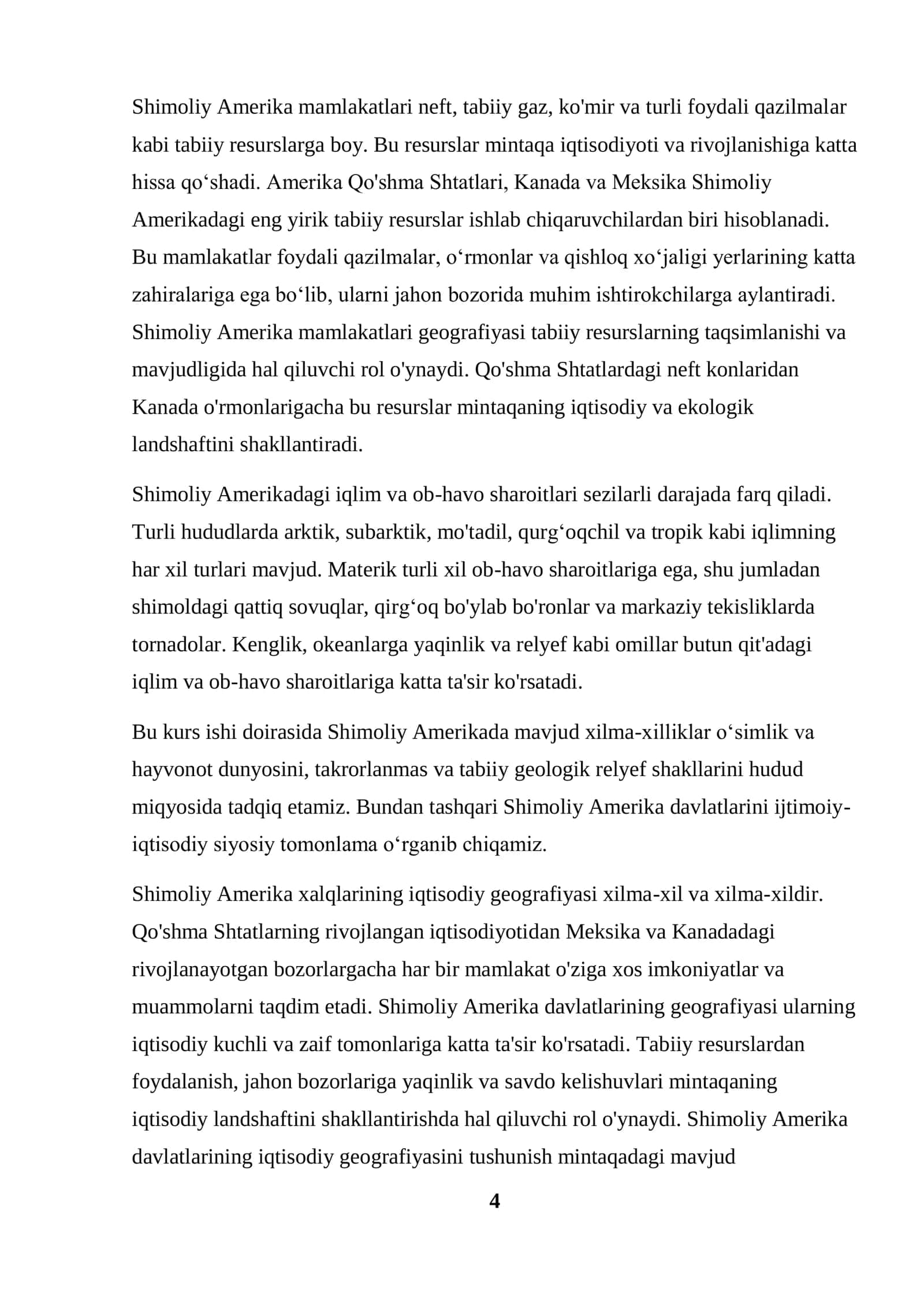 Shimoliy Amerika davlatlarining tabiiy va ijtimoiy-iqtisodiy geografiyasi 3
